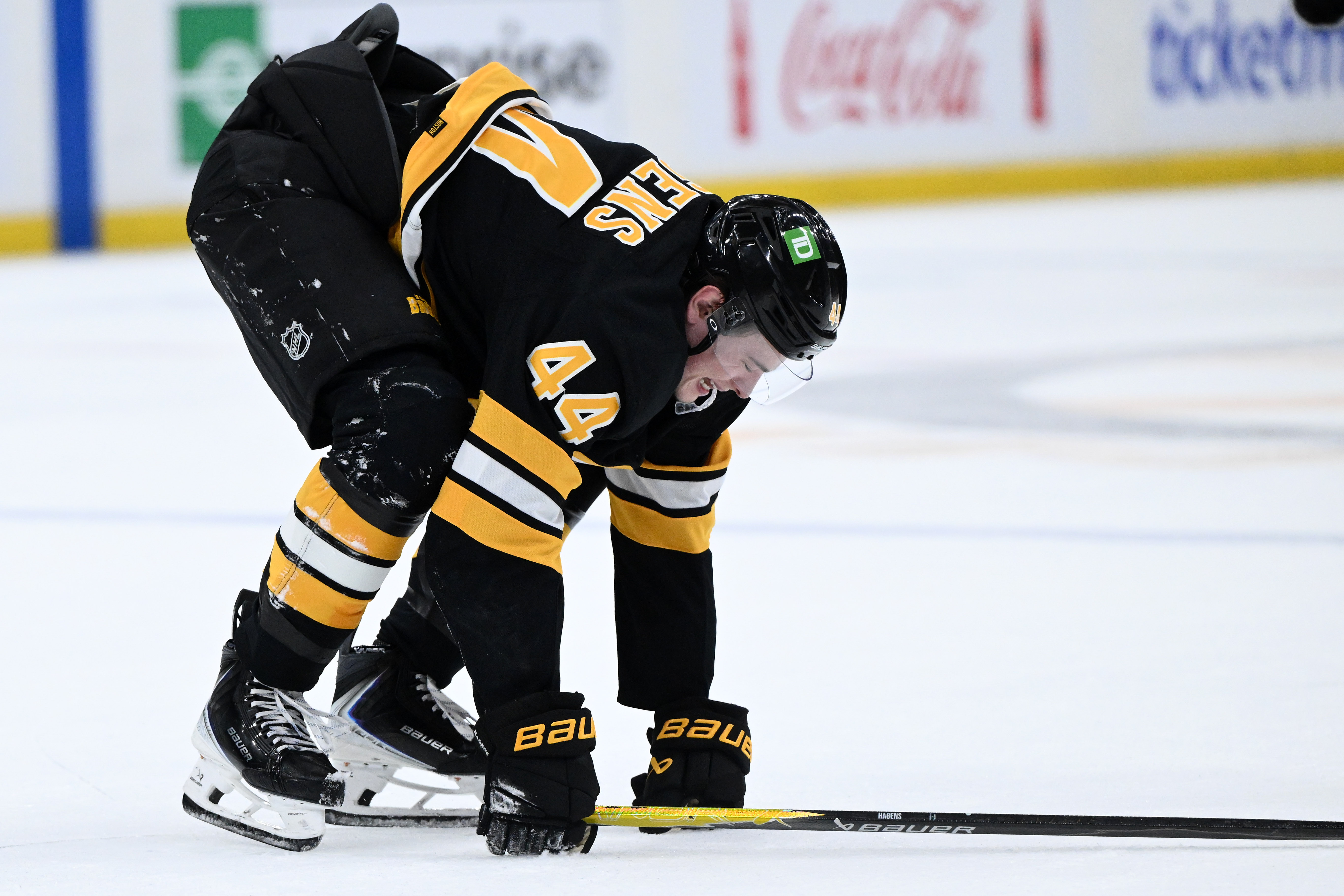 Boston Bruins center James Hagens reacts as we look at Massachusetts, which is eying tighter control over prediction markets.