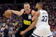 Nikola Jokic drives against Rudy Gobert in Game 5 of the NBA playoffs. We're backing Jokic in our Denver Nuggets vs. Minnesota Timberwolves Player Props. 