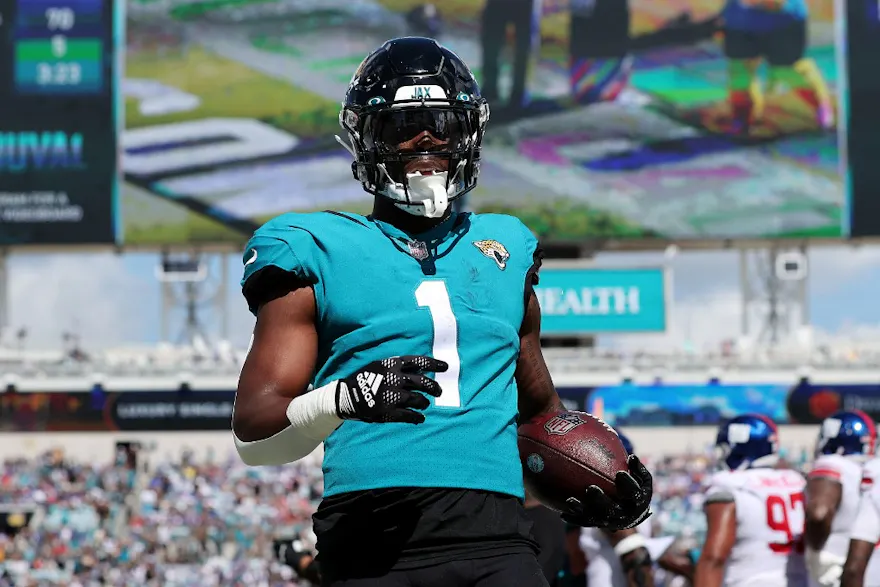 Travis Etienne Jr. of the Jacksonville Jaguars is featured in our AFC South betting preview.