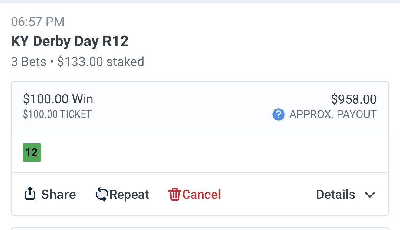 $100 wager on Chief Wallabee