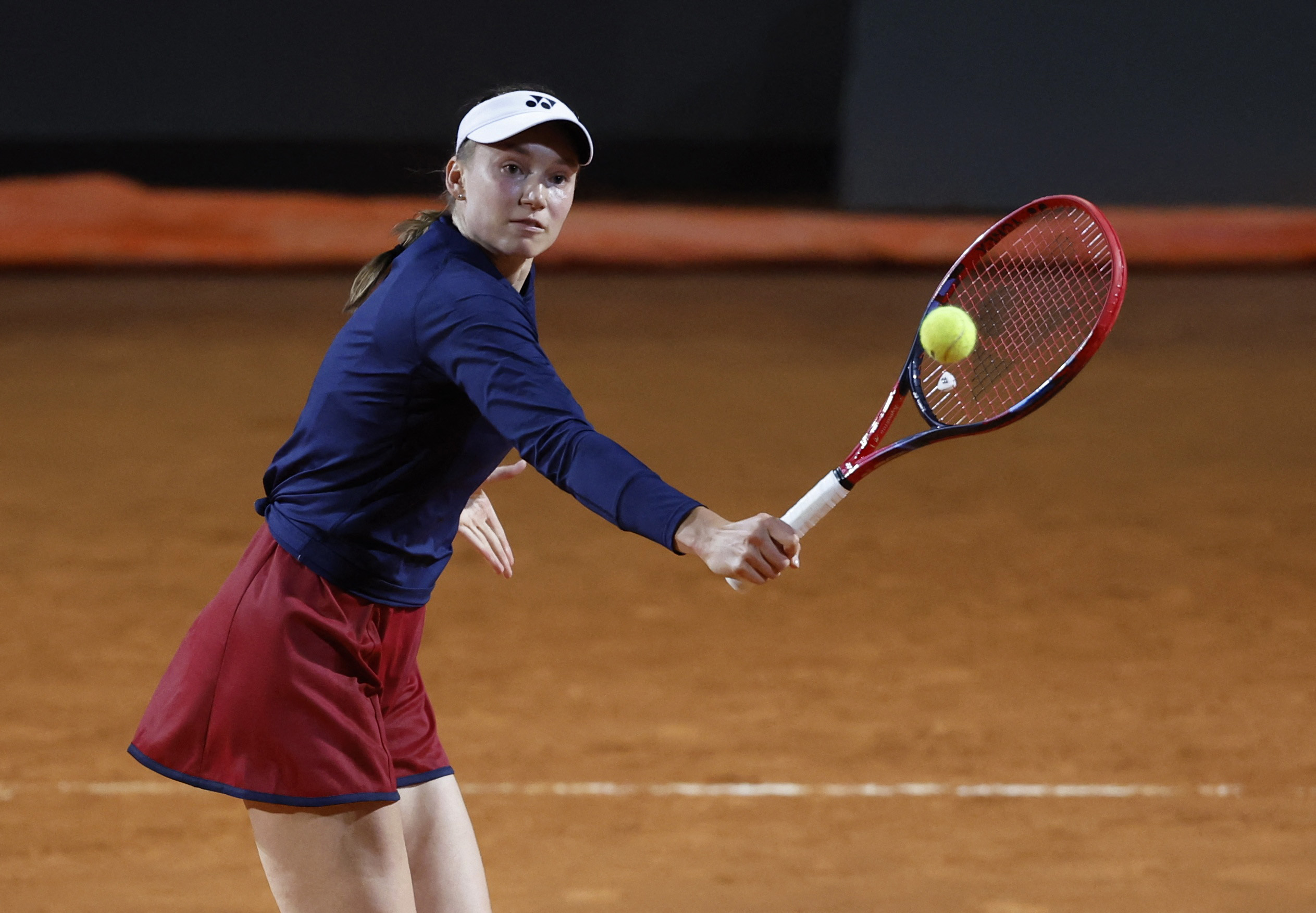 Elena Rybakina in action as we provide our French Open predictions 2026.