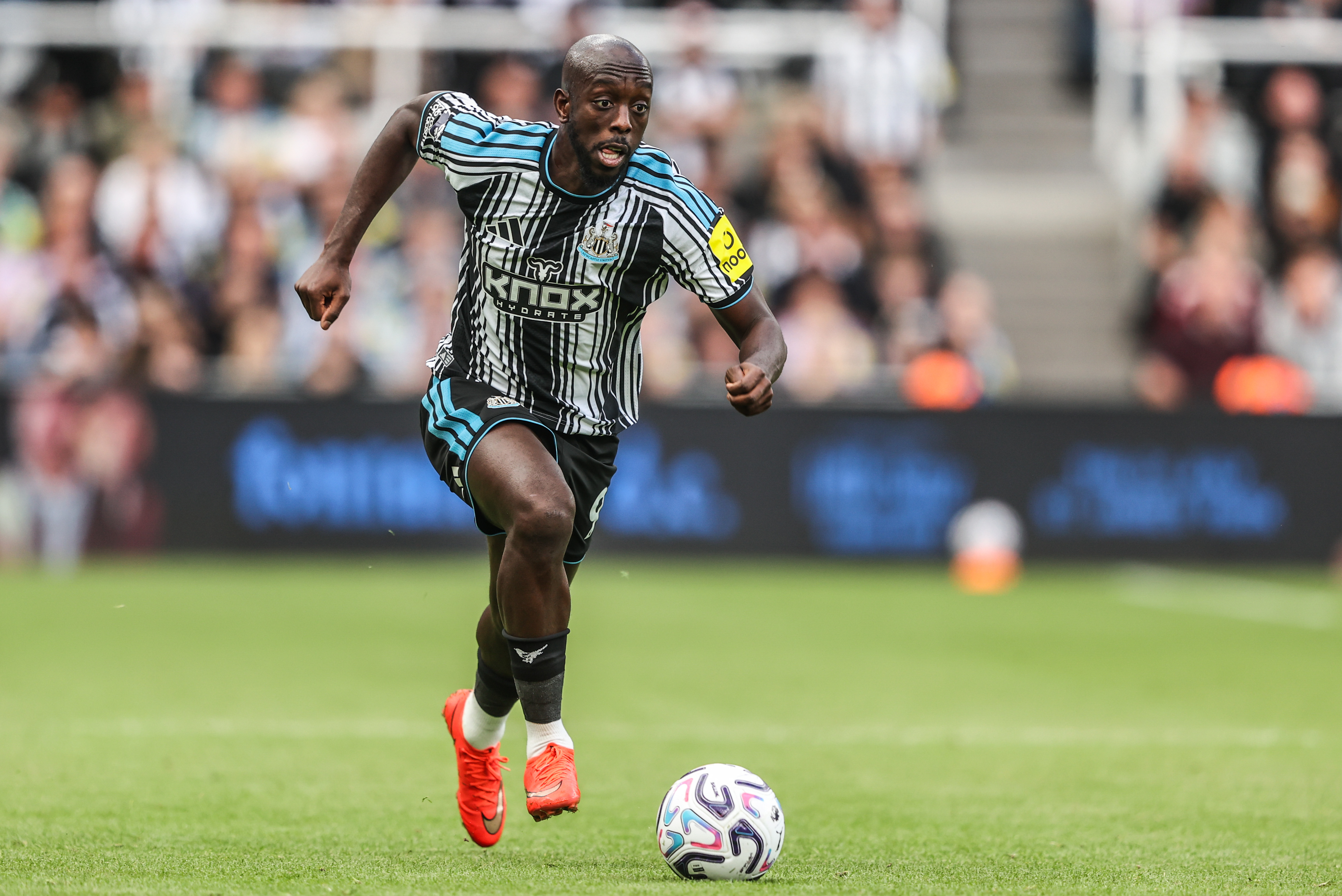 Yoane Wissa of Newcastle United breaks with the ball as we share our Premier League predictions, odds, and best bets for Matchweek 6.