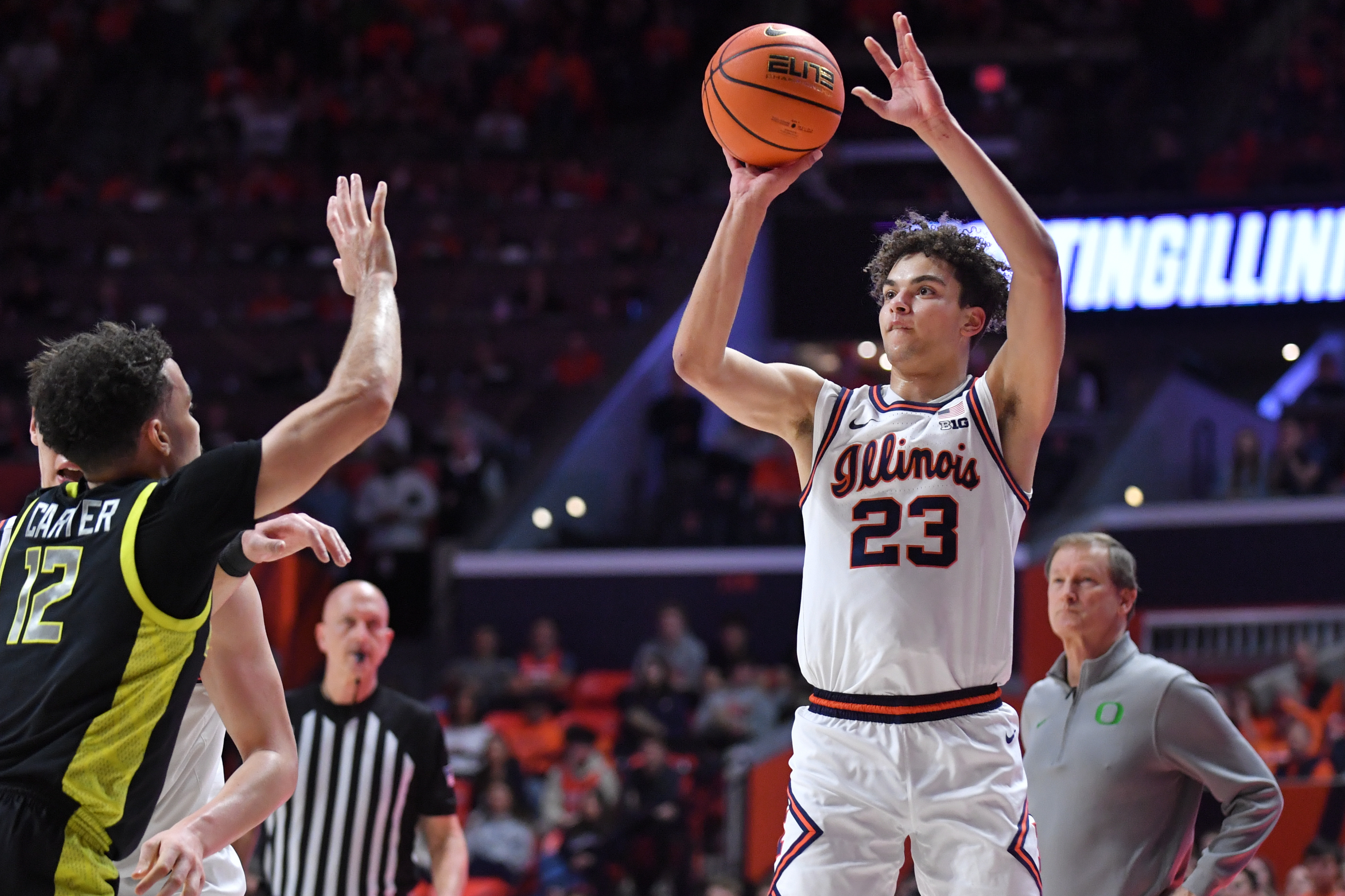 Illinois' Keaton Wagler (23) has the Fighting Illini among the best March Madness sleepers for the 2026 NCAA Tournament.