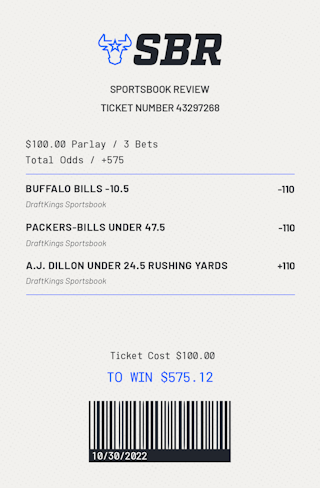 NFL Odds: Packers vs. Bills prediction, odds and pick - 10/30/2022