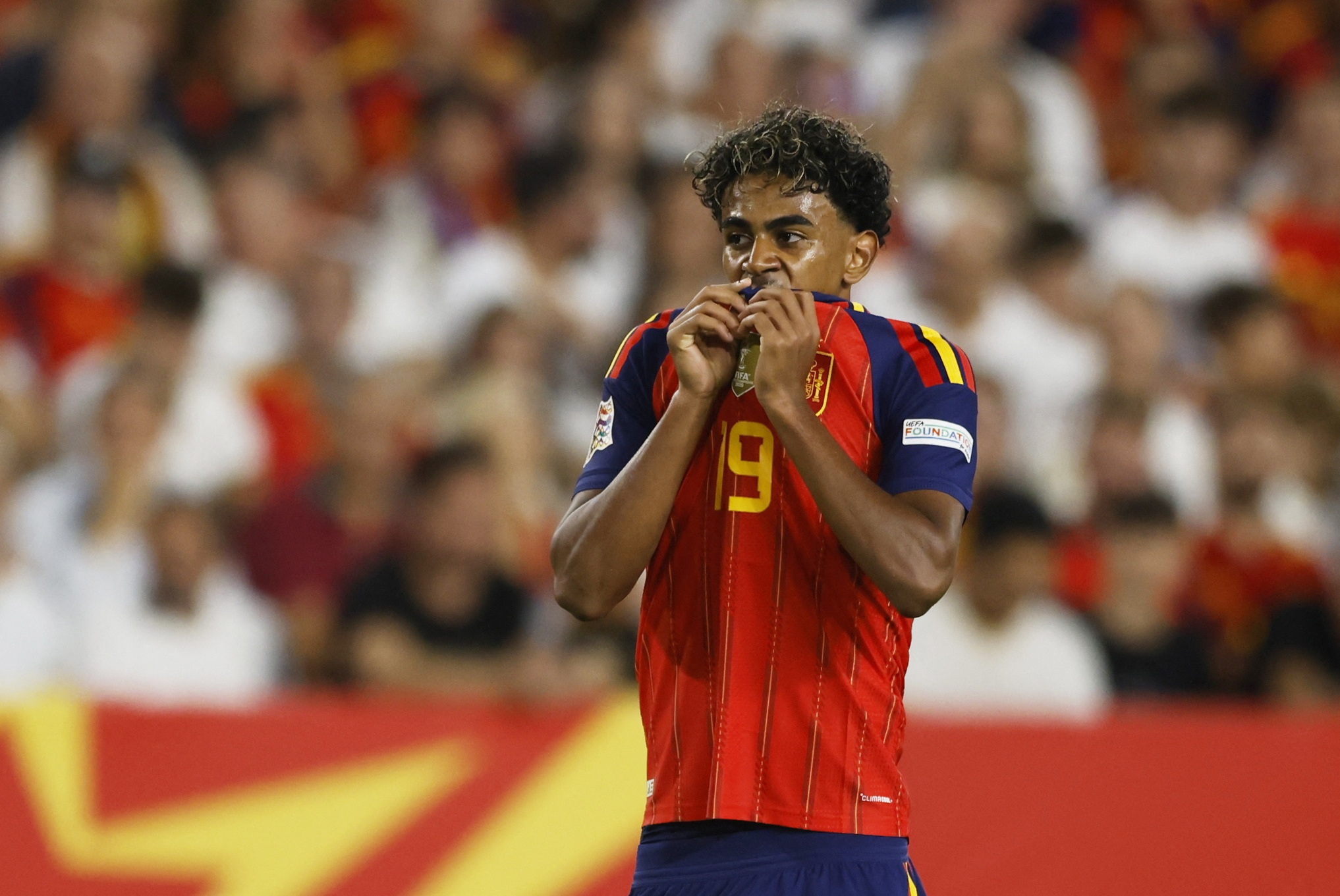 Spain's Lamine Yamal reacts as we make our best Croatia vs. Spain predictions