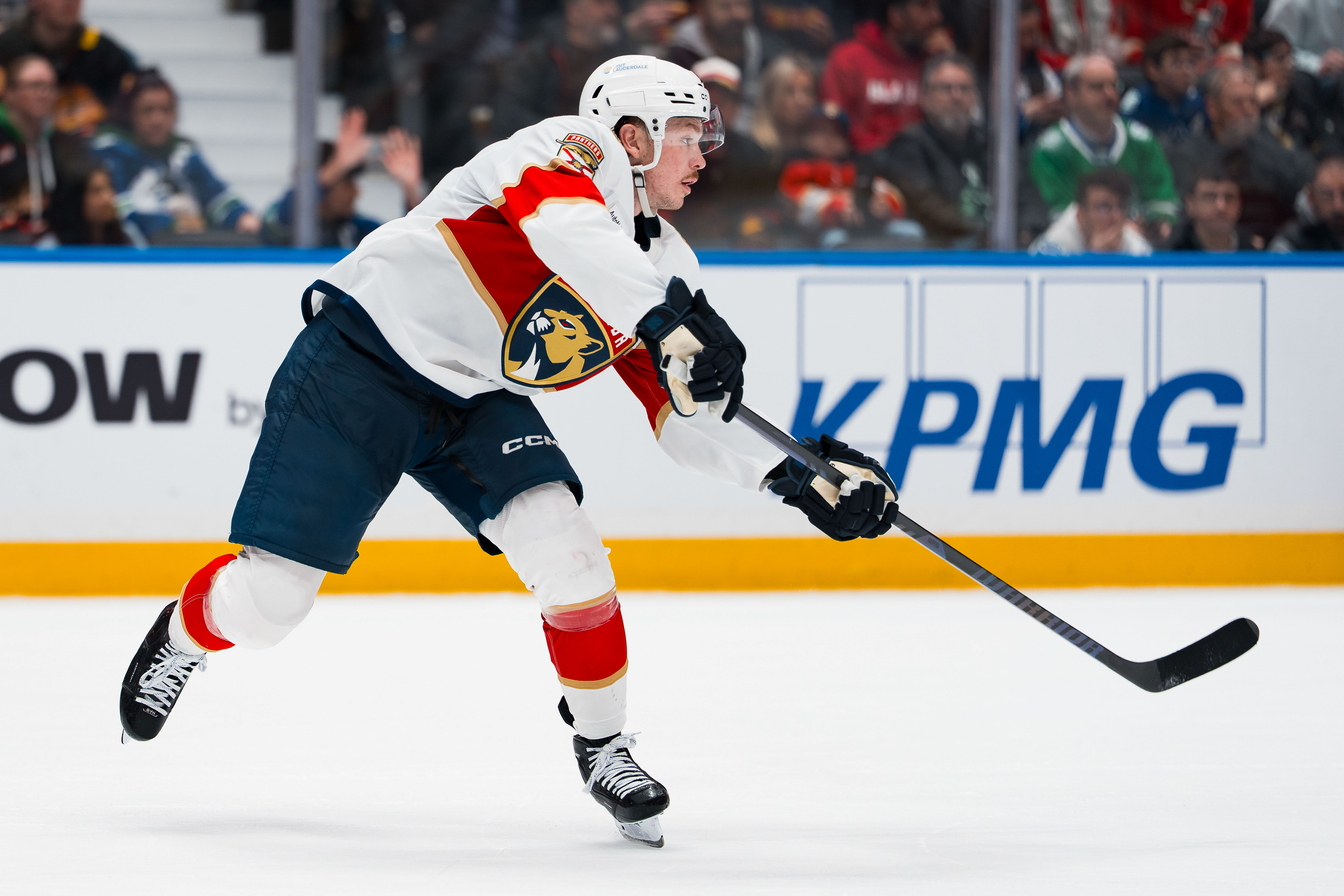 Florida Panthers forward Aleksander Barkov makes a pass as we look at the mid-summer Stanley Cup odds favorites