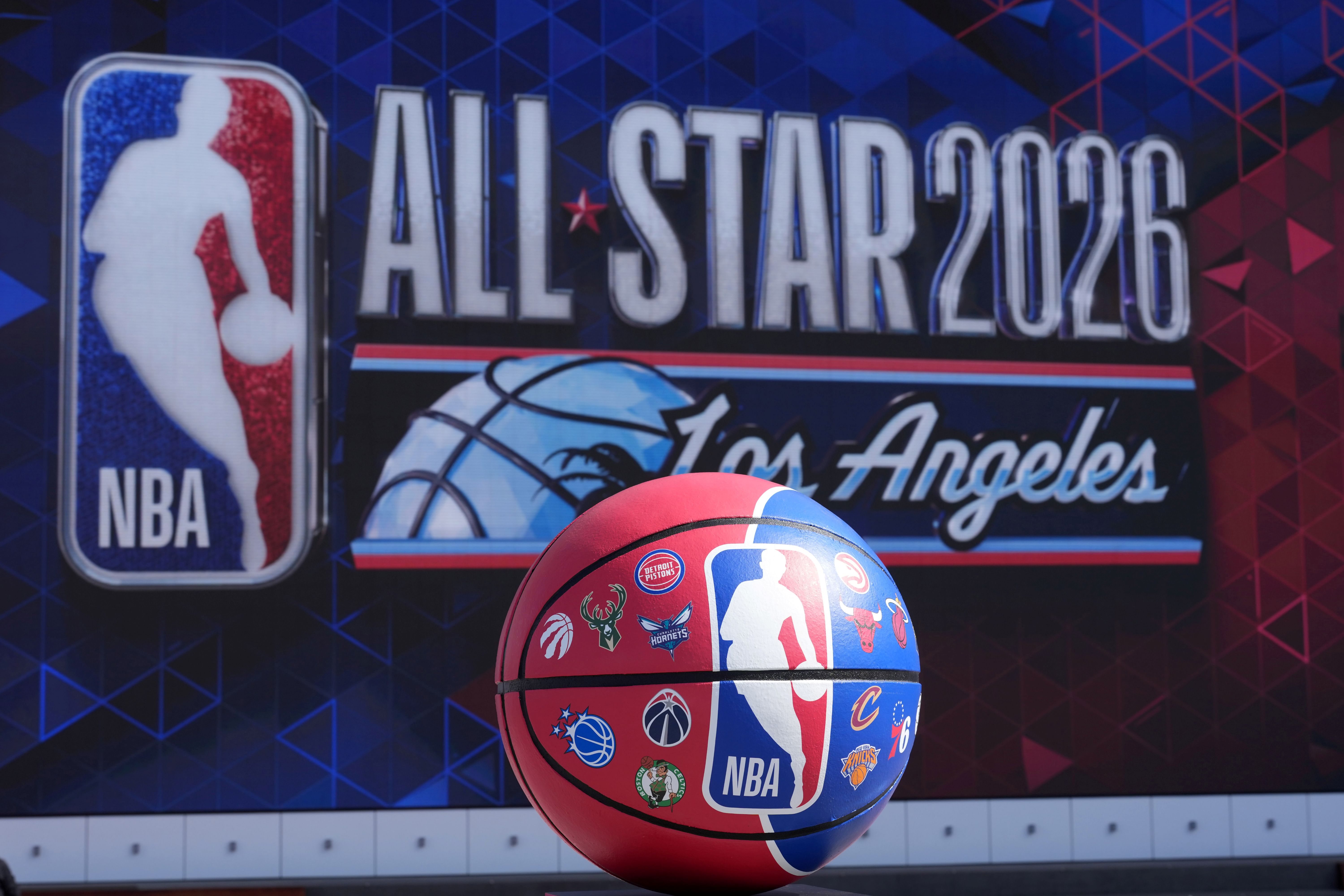NBA All-Star 2026 signage is displayed at Intuit Dome as we dive into our NBA All-Star Weekend betting guide 2026.