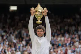 Carlos Alcaraz lifts the trophy as we offer our Wimbledon expert picks and predictions based on the best odds at the All England Club in London.