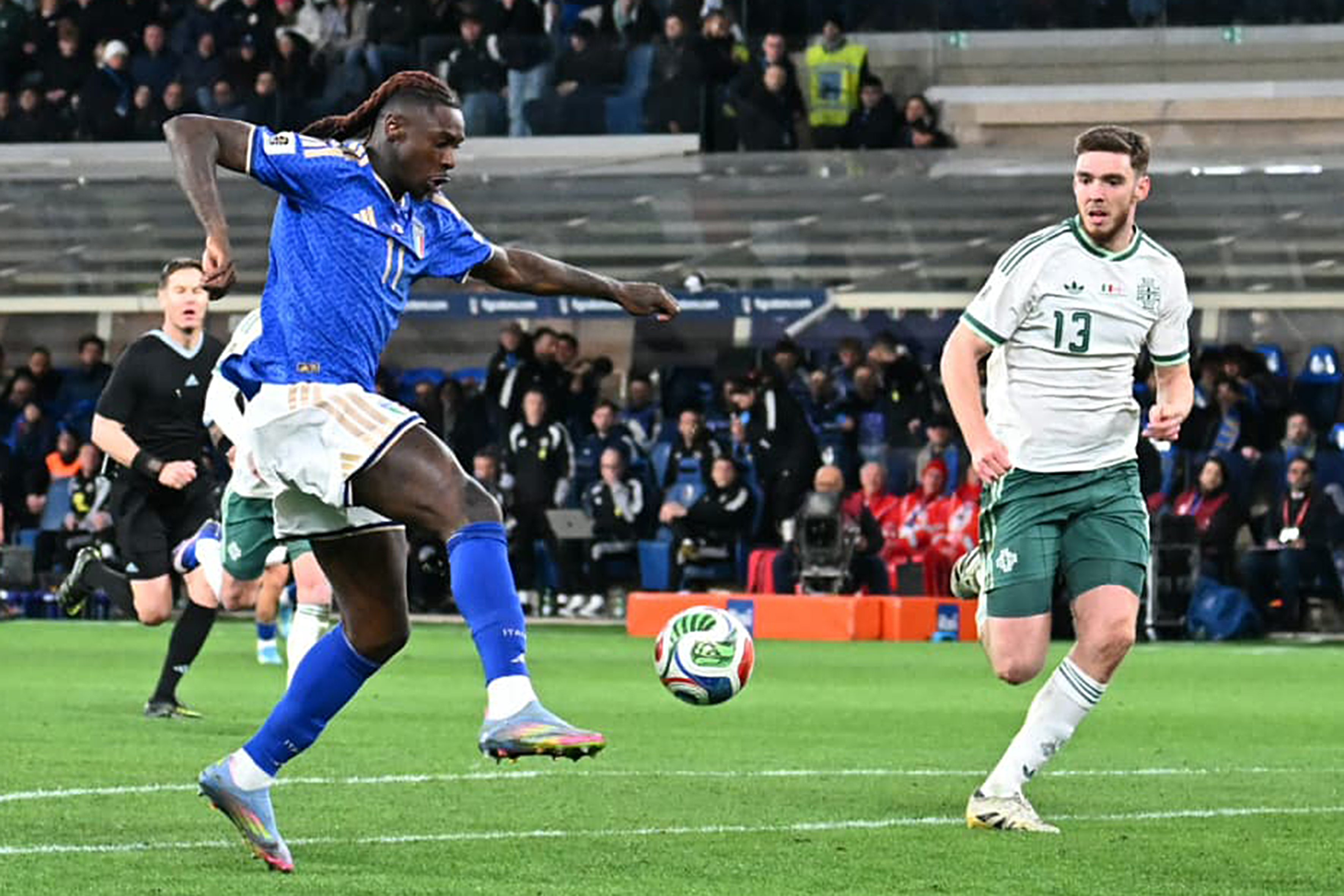Moises Kean in action as we provide our Bosnia and Herzegovina vs. Italy prediction and odds. 