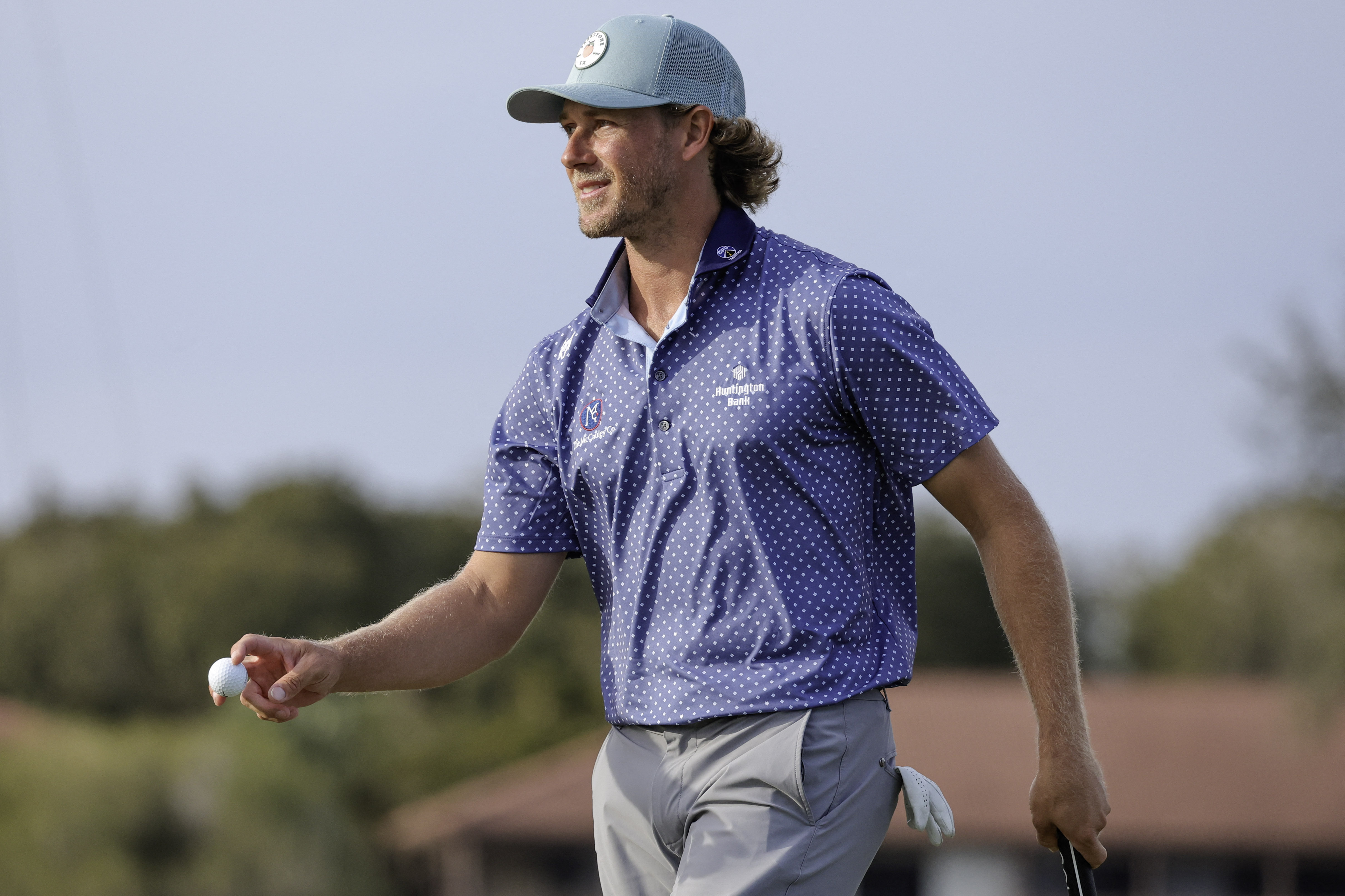 Austin Smotherman walks off of the third green as we break down our Cognizant Classic round 3 picks & predictions.