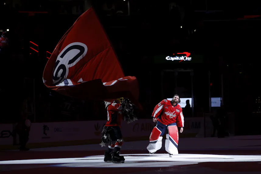 Washington Capitals goaltender Logan Thompson acknowledges the crowd as we look at PENN Entertainment's deal with Monumental Sports to enter the DC Sports Betting market.