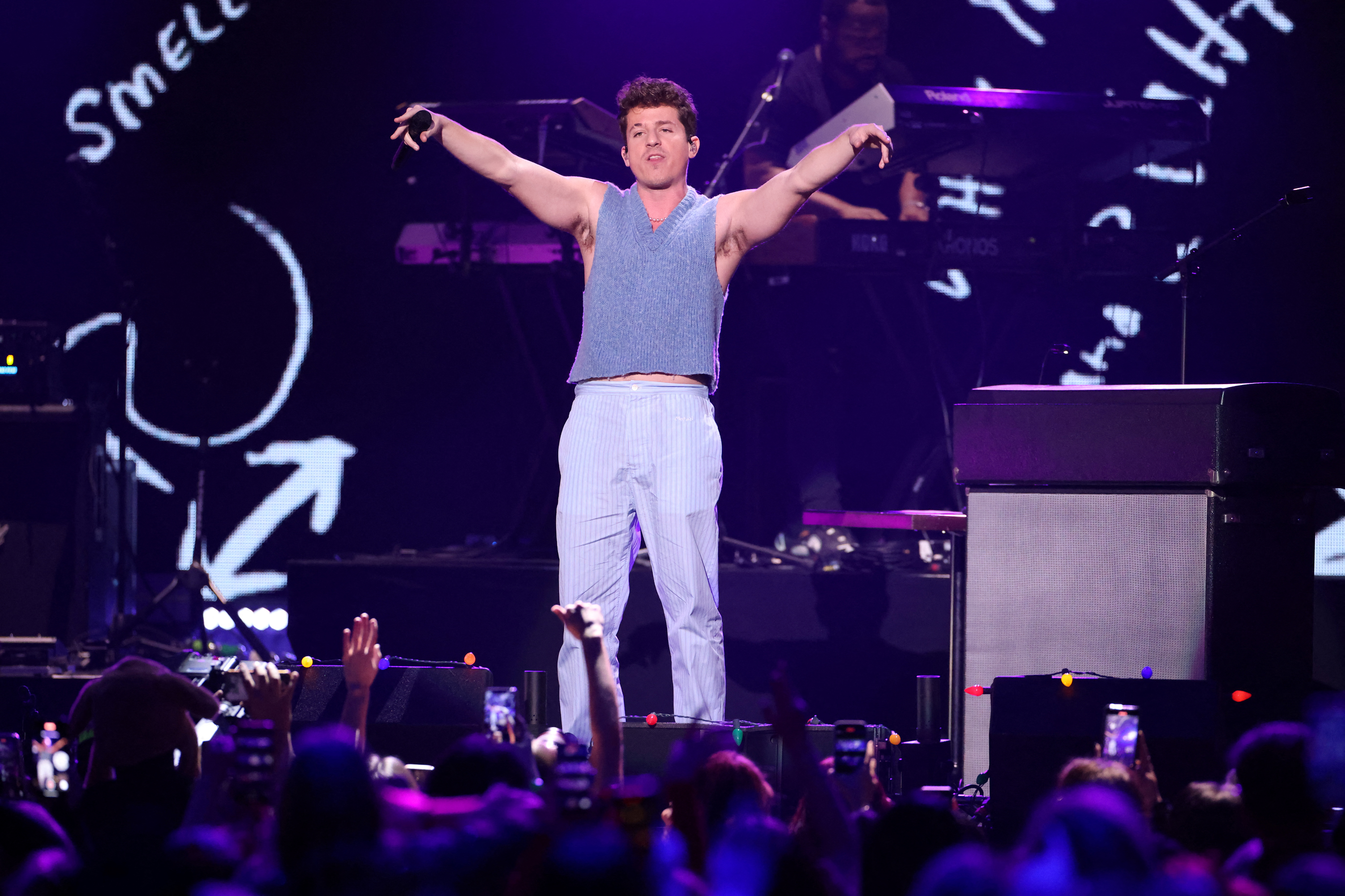 Charlie Puth performs as we look at the Super Bowl national anthem length odds