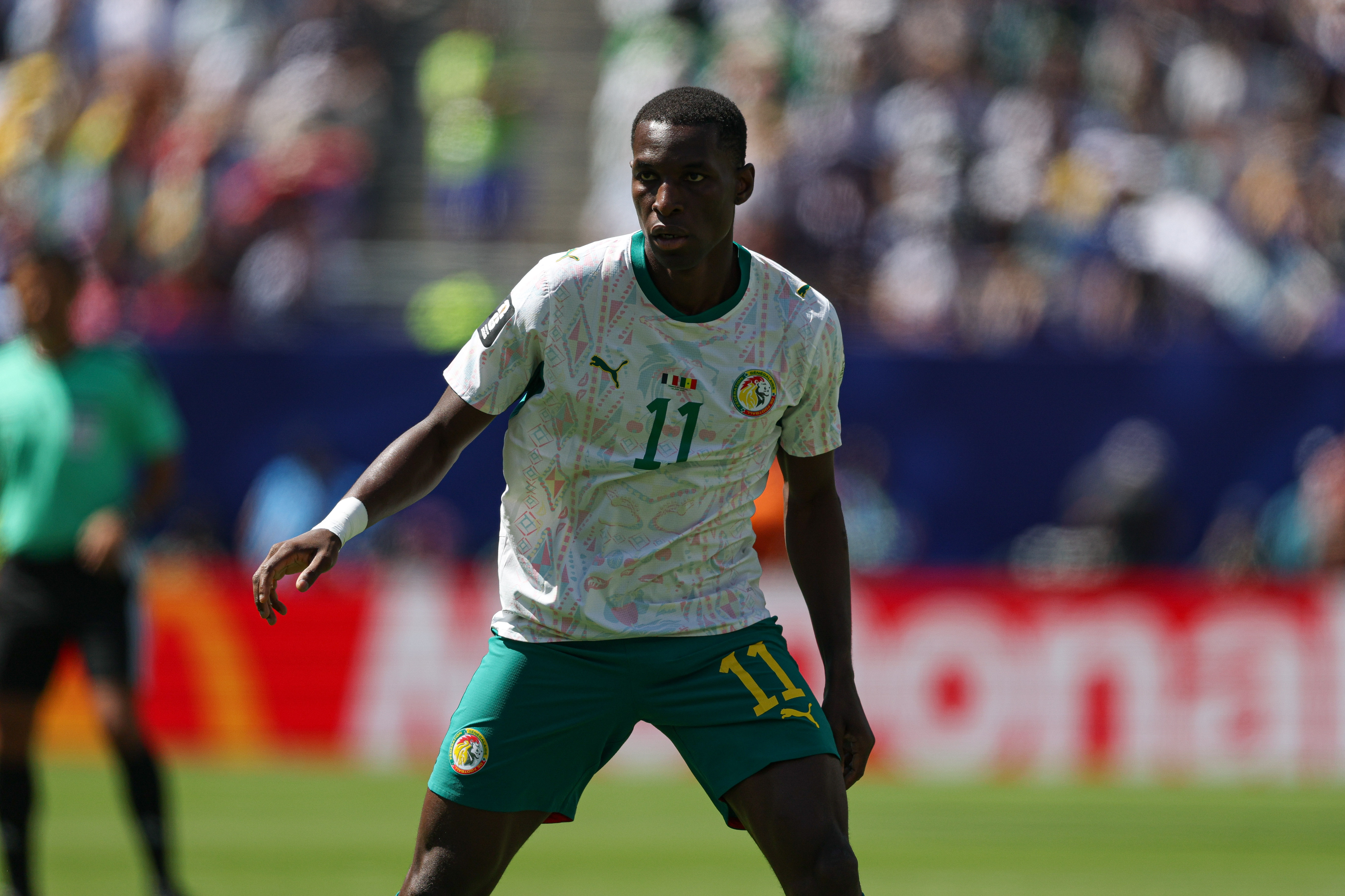 Senegal forward Nicolas Jackson in action as we look at the best Kalshi markets for Norway vs. Senegal.