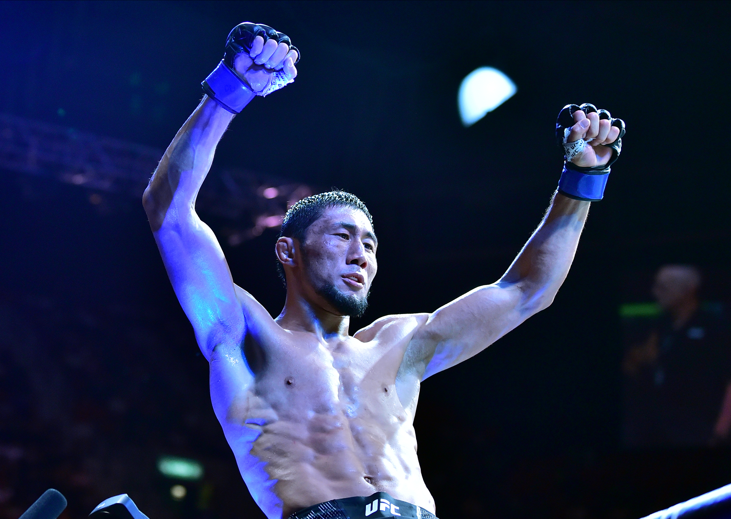 Myktybek Orolbai during UFC 301 as we look at the best UFC 308 betting odds & lines. 