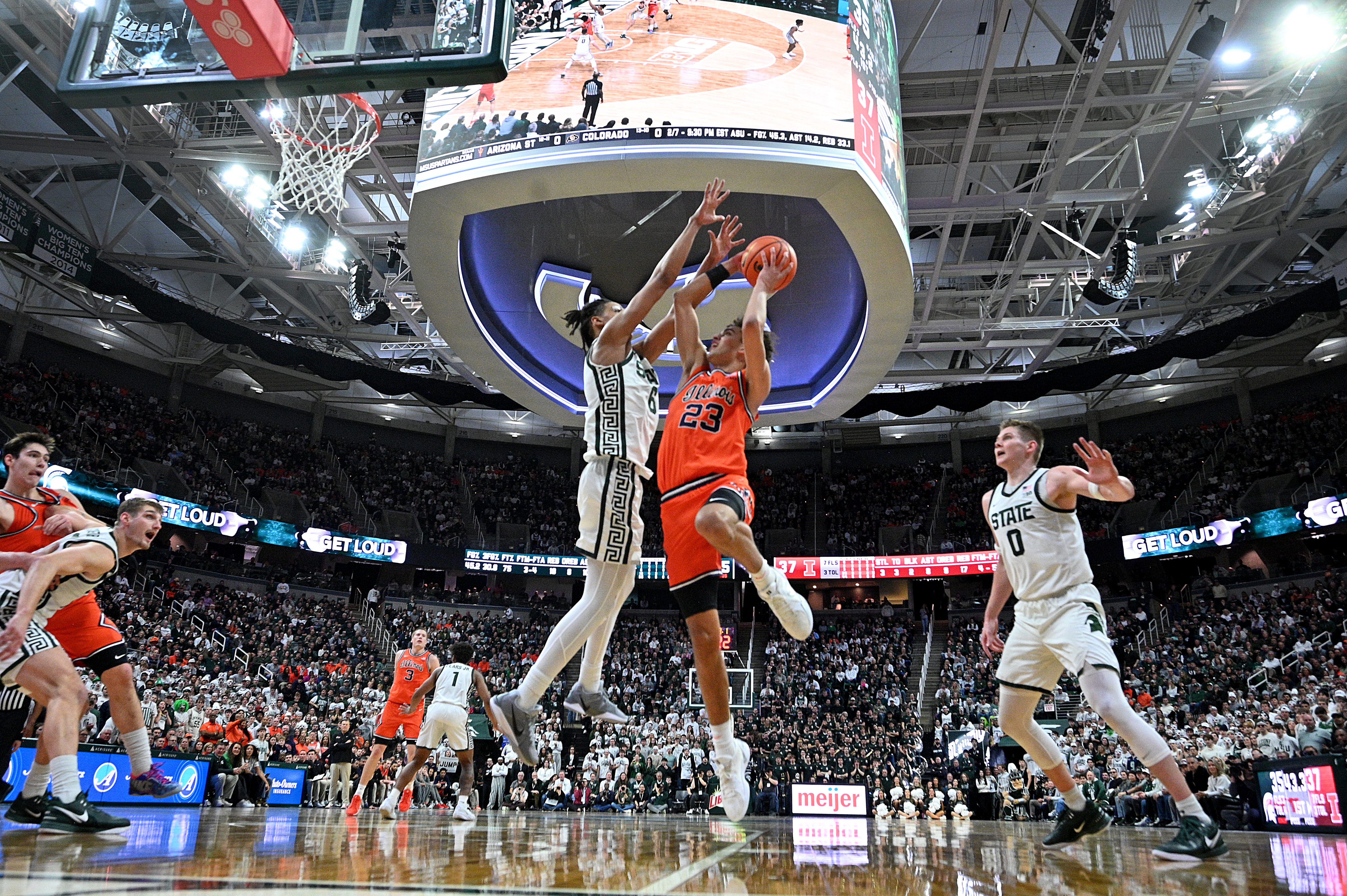 Our March Madness survivor picks today are focused on Michigan State and Illinois. 