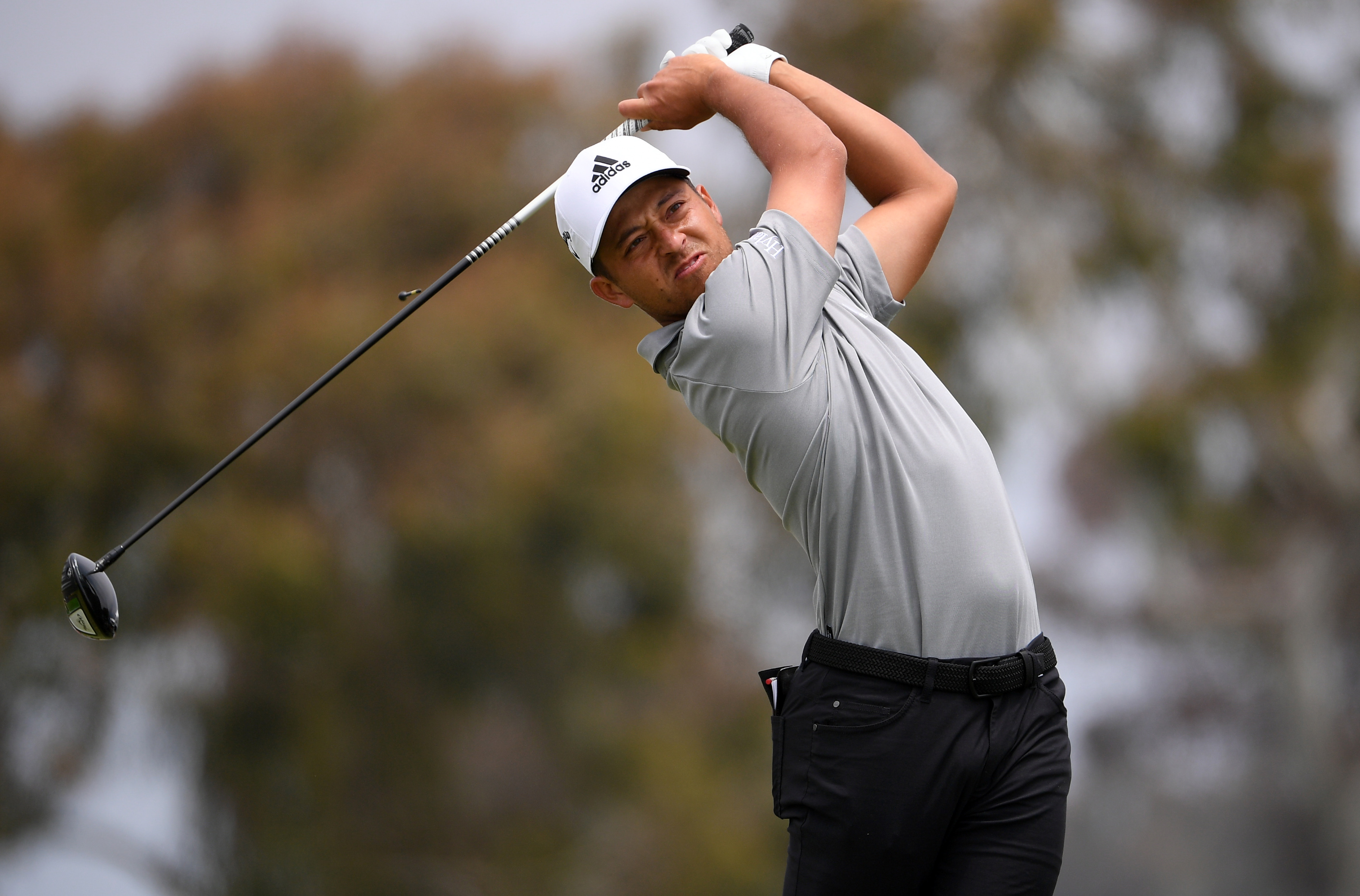 Xander Schauffele plays his shot from the tee as we look at the Farmers Insurance Open odds