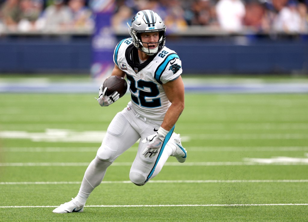 Christian McCaffrey player prop bets for Panthers vs. Giants