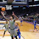 Jalen Bridges of the Baylor Bears pulls down a rebound as we look at our Creighton vs. Baylor prediction