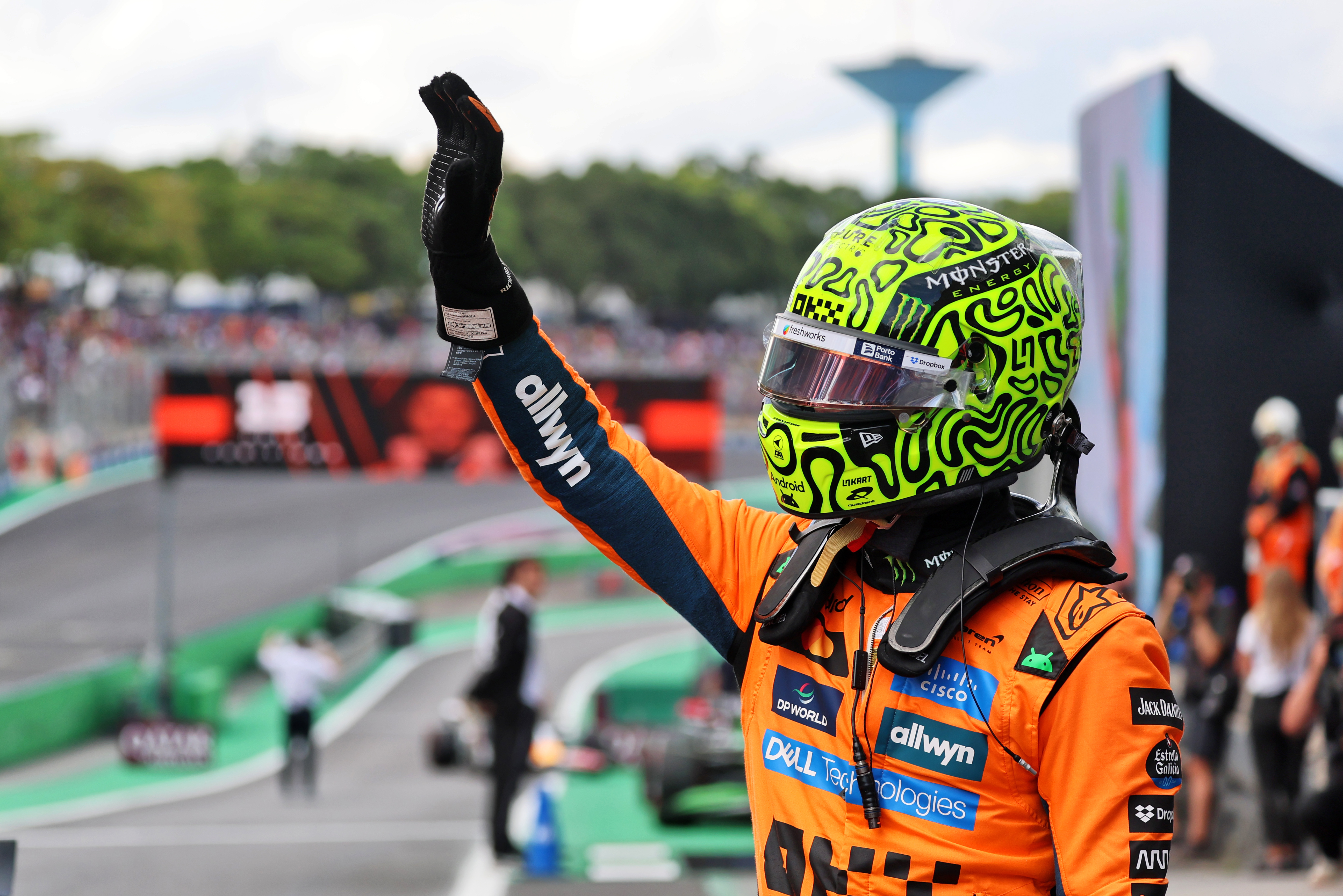 Lando Norris after qualifying first as we offer our Sao Paulo Grand Prix prediction