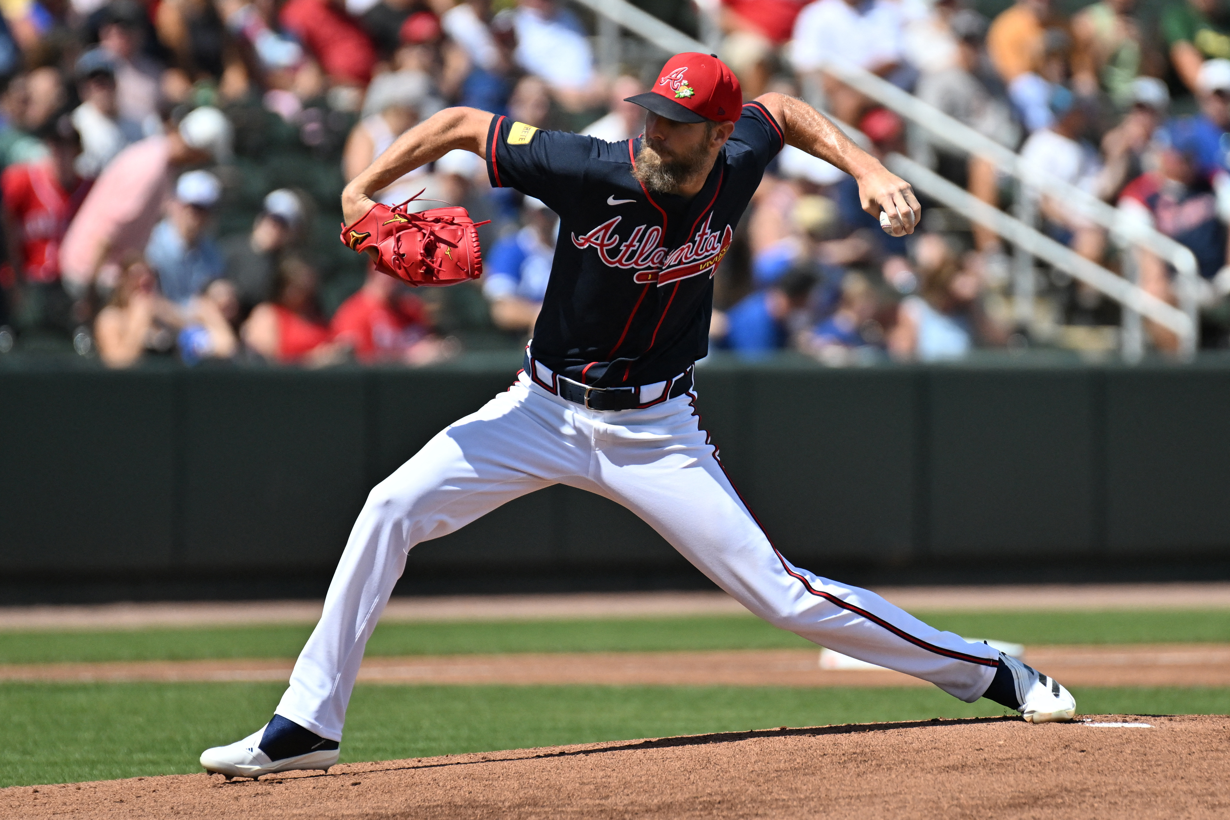 Atlanta Braves starting pitcher Chris Sale - who's featured in my best NRFI bets today - throws a pitch.
