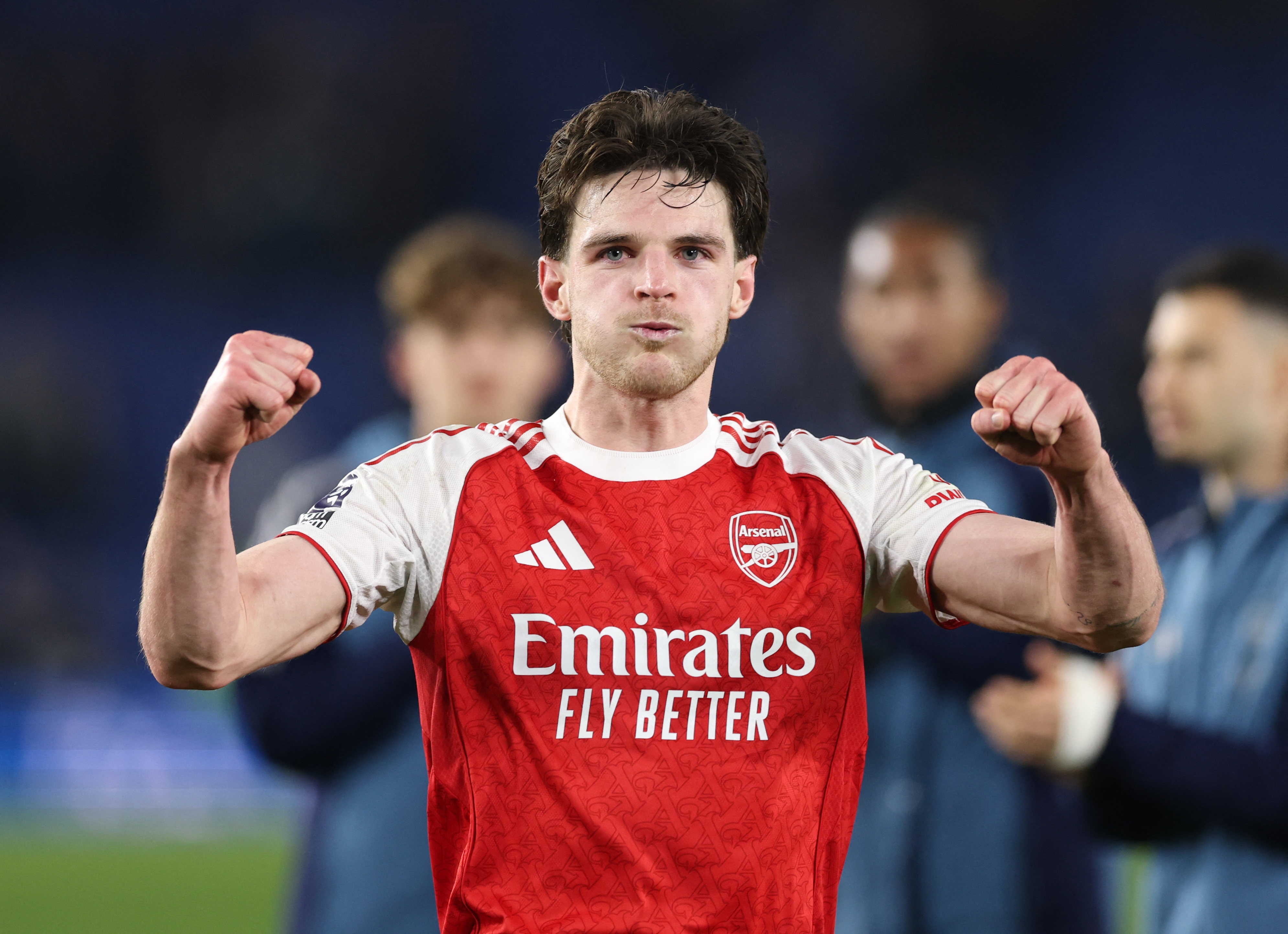 Declan Rice in action as we provide the Champions League betting odds 2026.