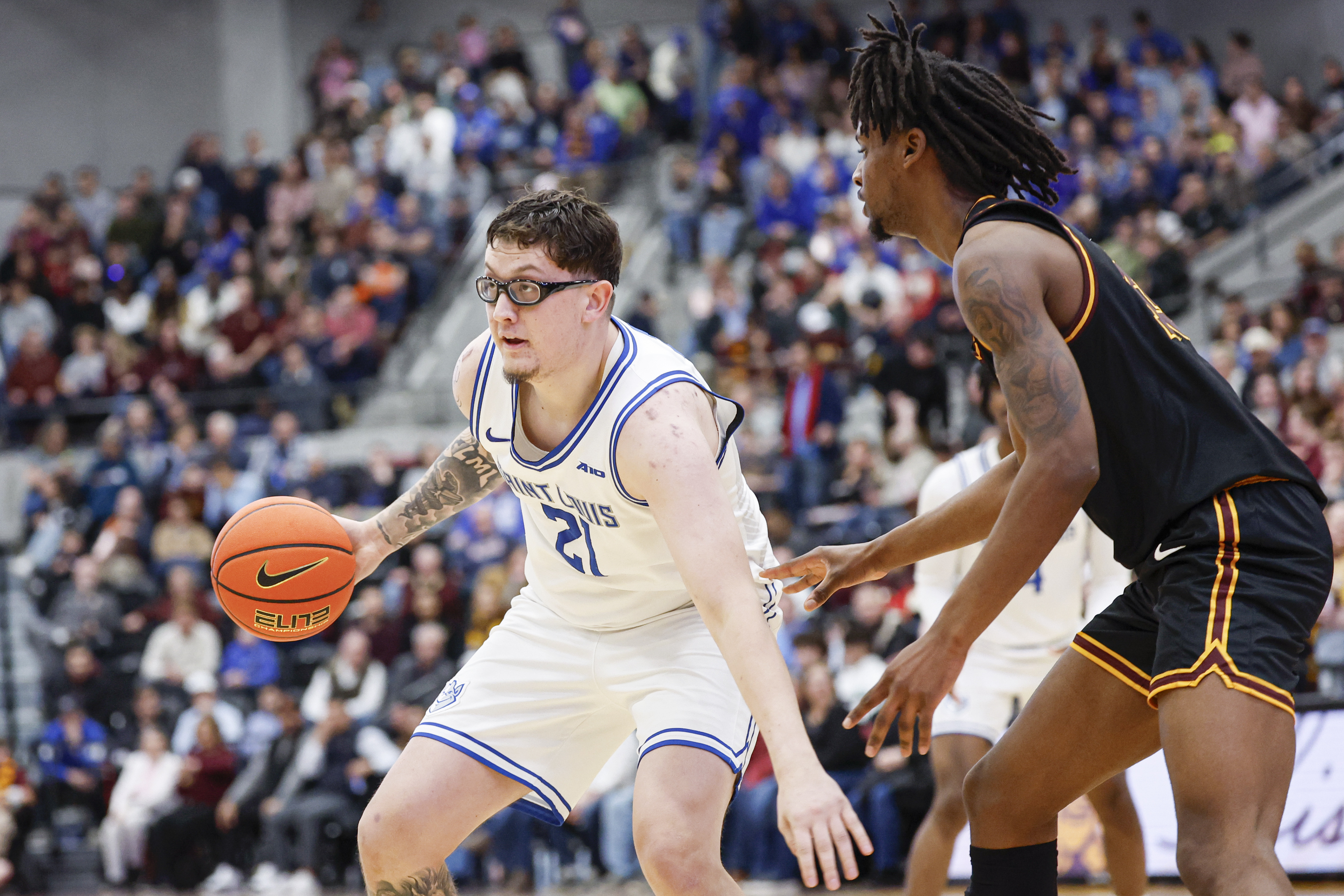 Saint Louis center Robbie Avila is the focus of our college basketball predictions today.