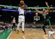 Dallas Mavericks guard Kyrie Irving shoots the ball against Boston Celtics forward Jayson Tatum during the first quarter of Game 2 of the 2024 NBA Finals at TD Garden. We're fading Irving in our Celtics vs. Mavericks Player Props. 