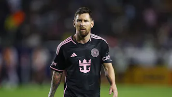 Lionel Messi of Inter Miami at Dignity Health Sports Park as we look at our Inter Miami-Orlando Messi picks.