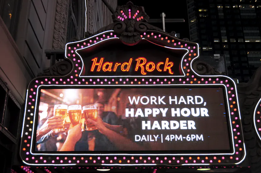 The Hard Rock Cafe as we look at Hard Rock Bet launching the exclusive Pork N Roll casino game.