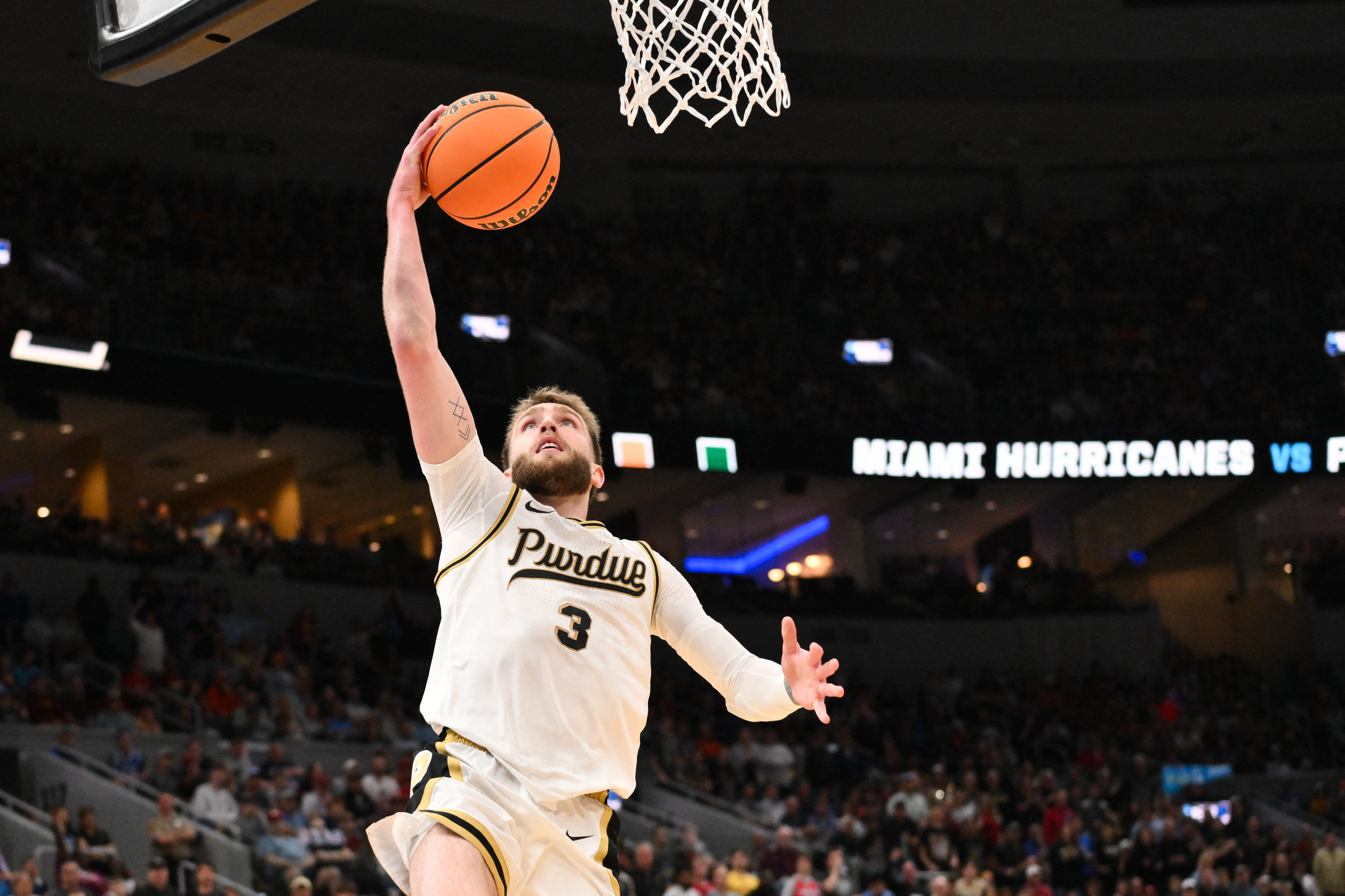 Purdue's Braden Smith (3) is the reason our March Madness survivor picks today are focused on the Boilermakers.
