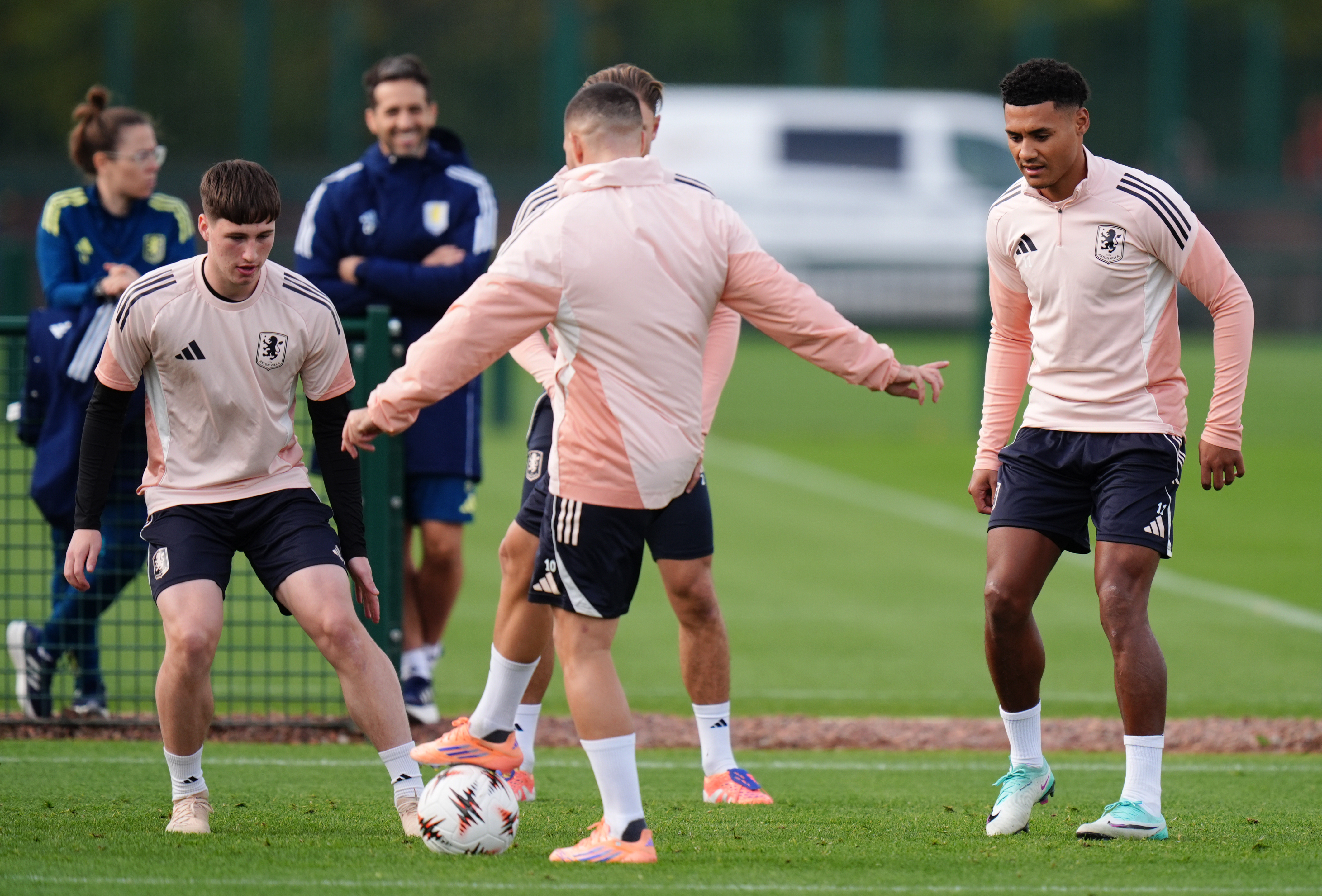 Aston Villa during a training session as we offer our Premier League odds and predictions Matchweek 11