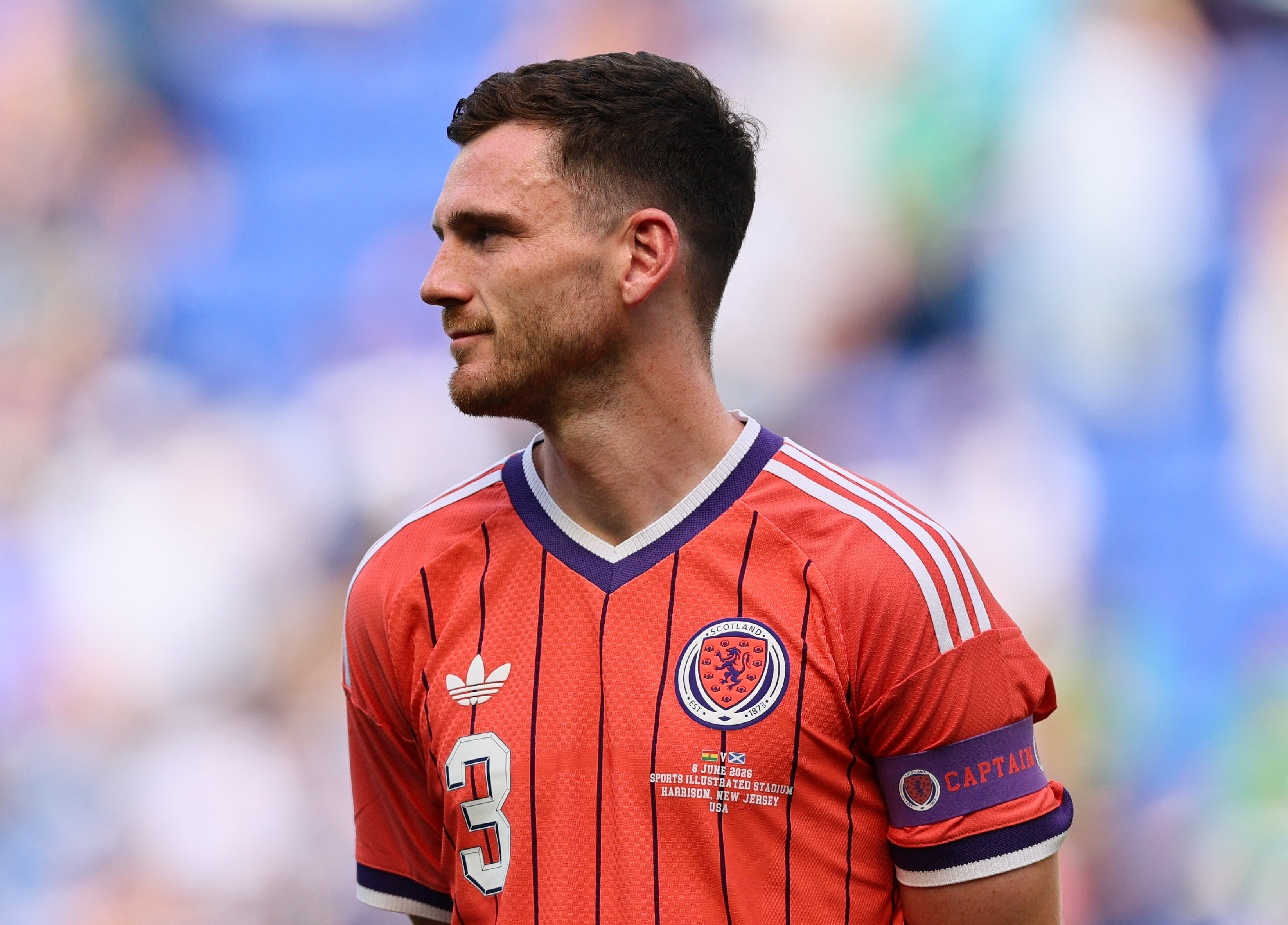 Scotland's Andy Robertson before the match as we break down our Haiti vs. Scotland prediction.