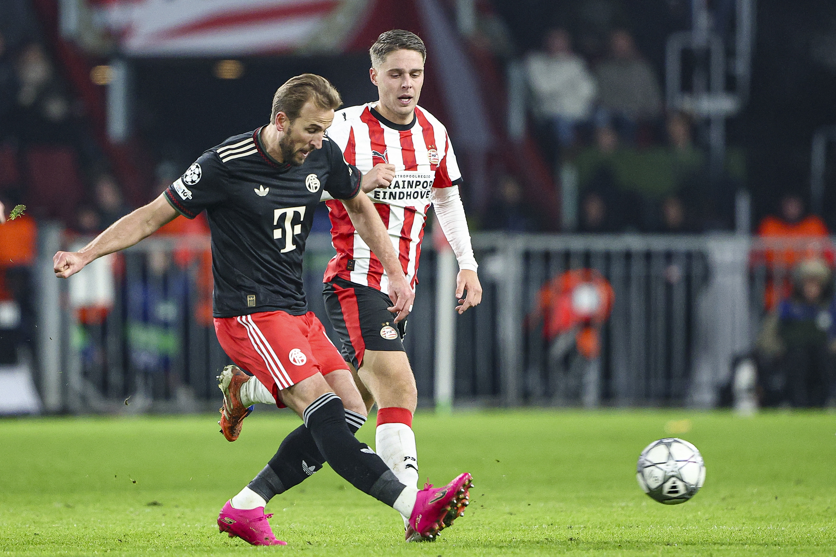 Harry Kane in action as we provide the Champions League odds 2026 at prediction markets. 