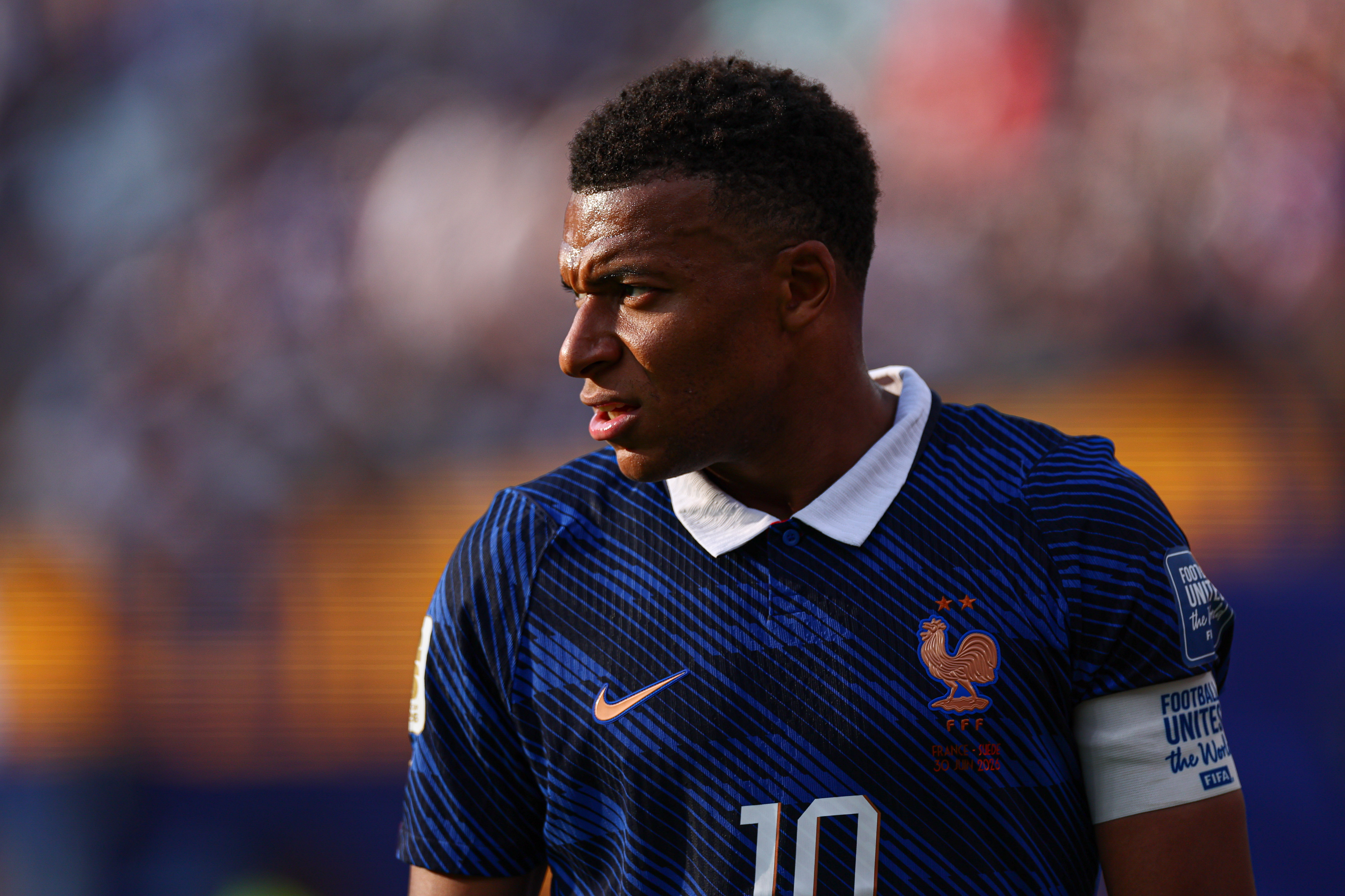 France forward Kylian Mbappe (10) looks on as we break down our World Cup predictions today.