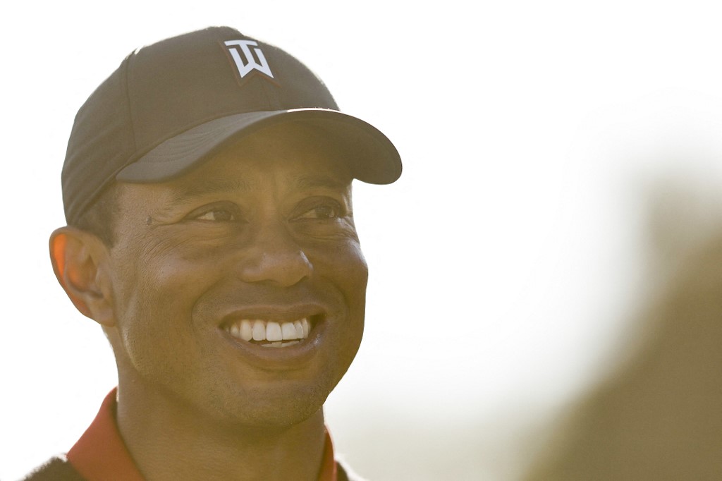 Tiger Woods smiles as we look at the U.S. Open odds.