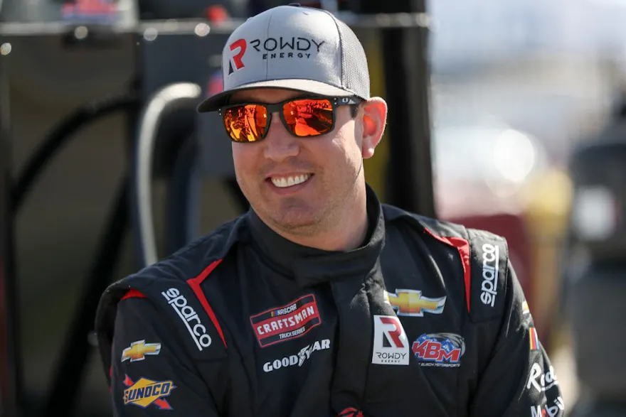 Kyle Busch looks on as we explore the latest 2024 NASCAR odds for the Food City 500 at Bristol Motor Speedway.
