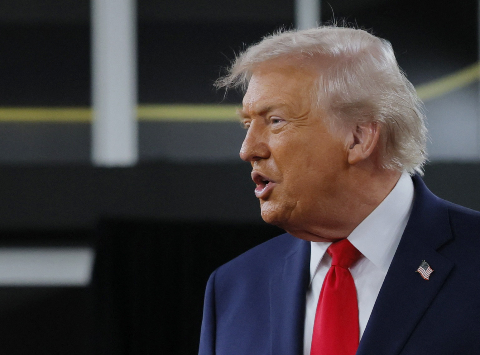 United States of America President Donald Trump arrives on the red carpet as we look at him potentially reversing tax changes related to gambling losses.