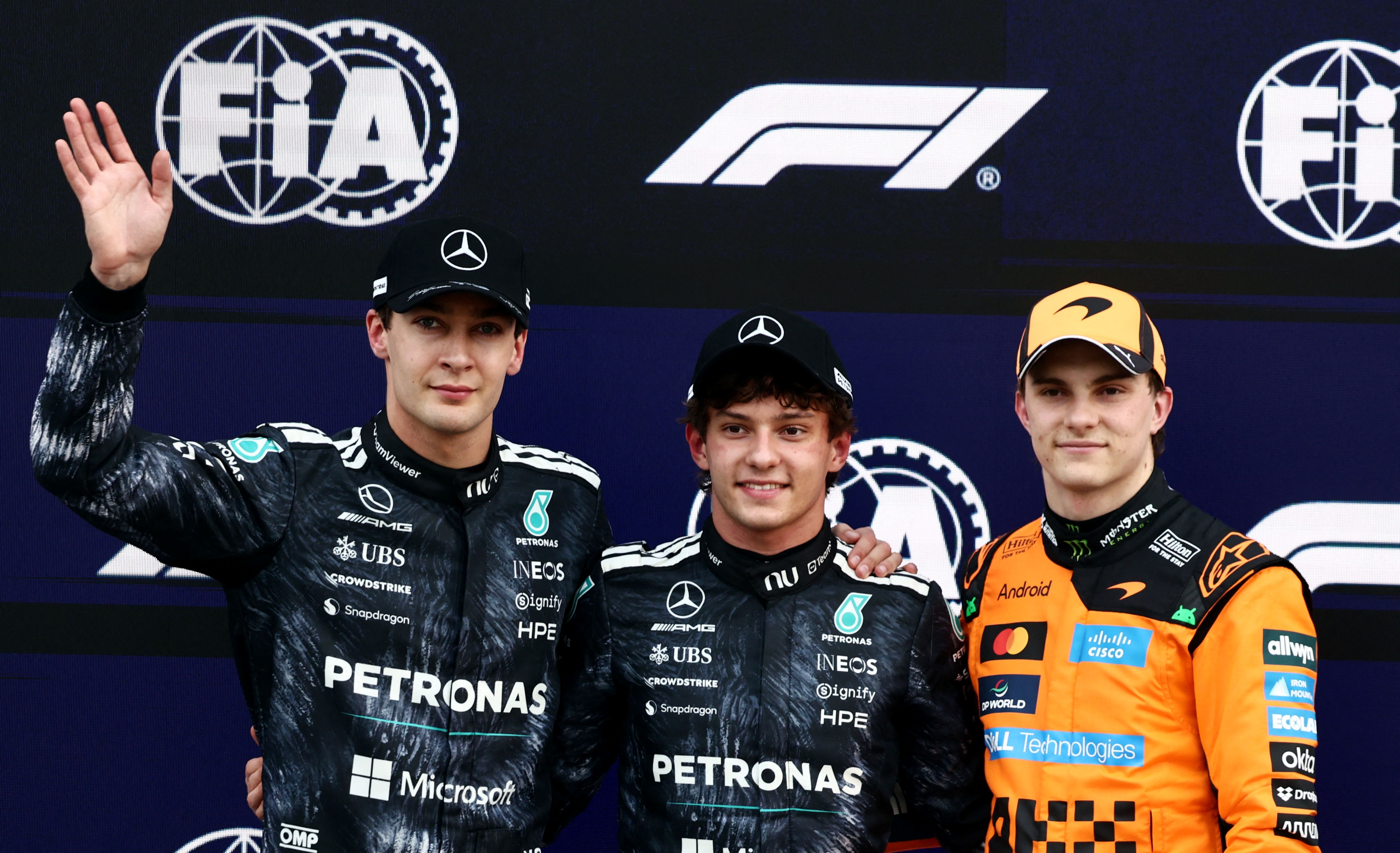 Mercedes' Andrea Kimi Antonelli celebrates after qualifying in pole position, and he's key as we look at the Japanese Grand Prix odds.
