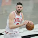 Nikola Vucevic #9 of the Chicago Bulls features in our NBA Parlays Today