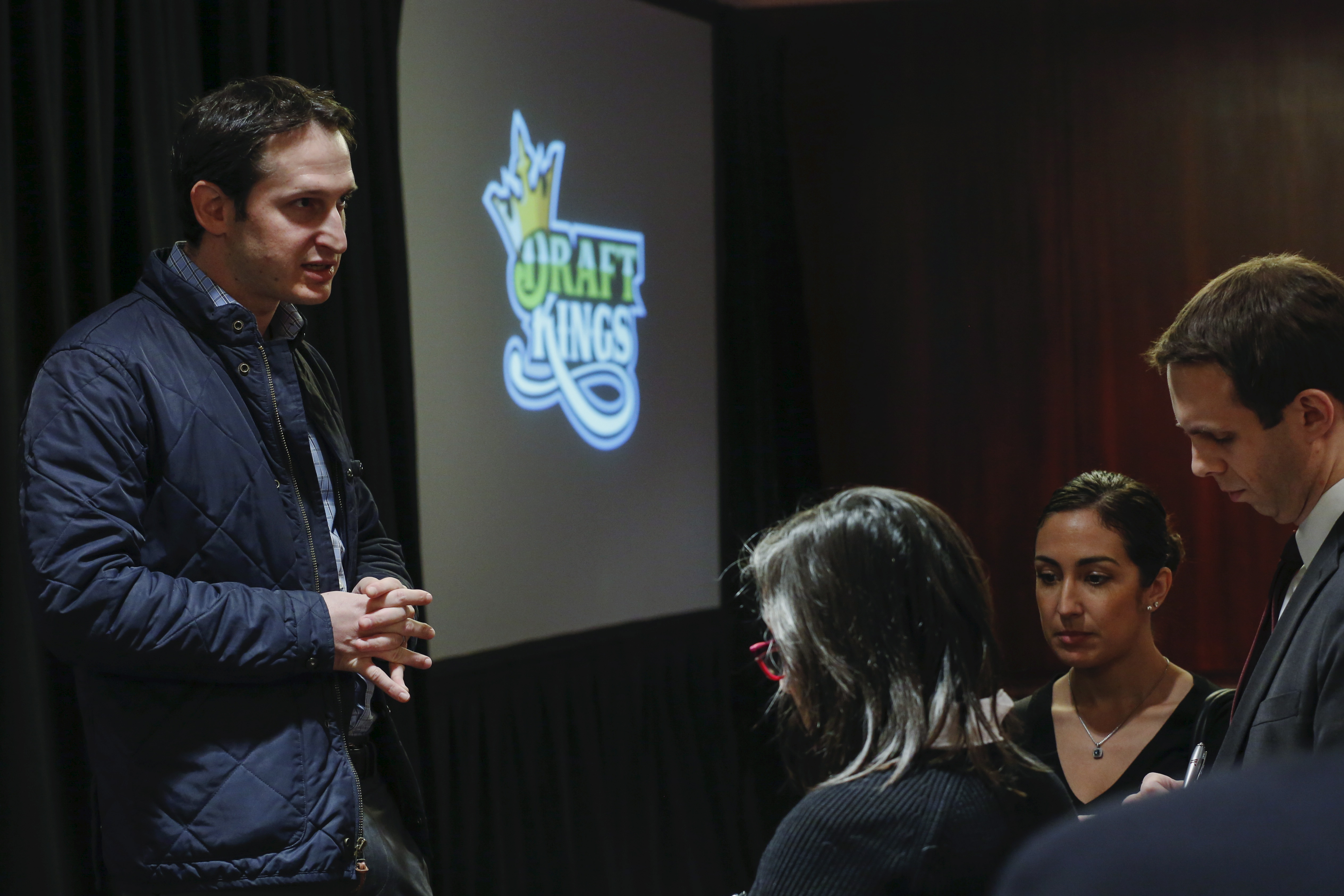 DraftKings CEO Jason Robins speaks to reporters as we look at the company's plans for prediction markets.