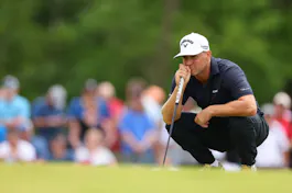 Alex Noren of Sweden lines up a putt as we look at our Canadian Open first-round leader picks