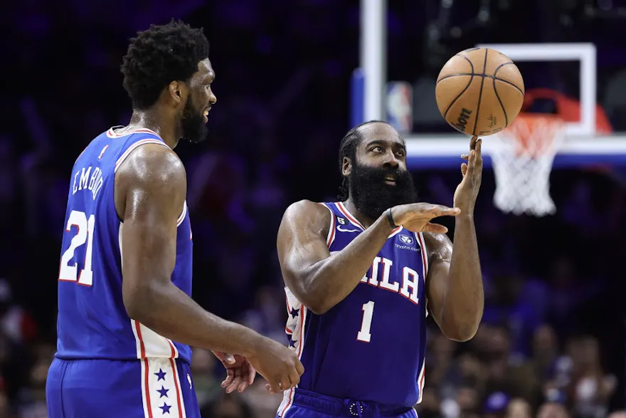 James Harden and Joel Embiid of the Philadelphia 76ers feature in our Mavericks vs. 76ers prediction.