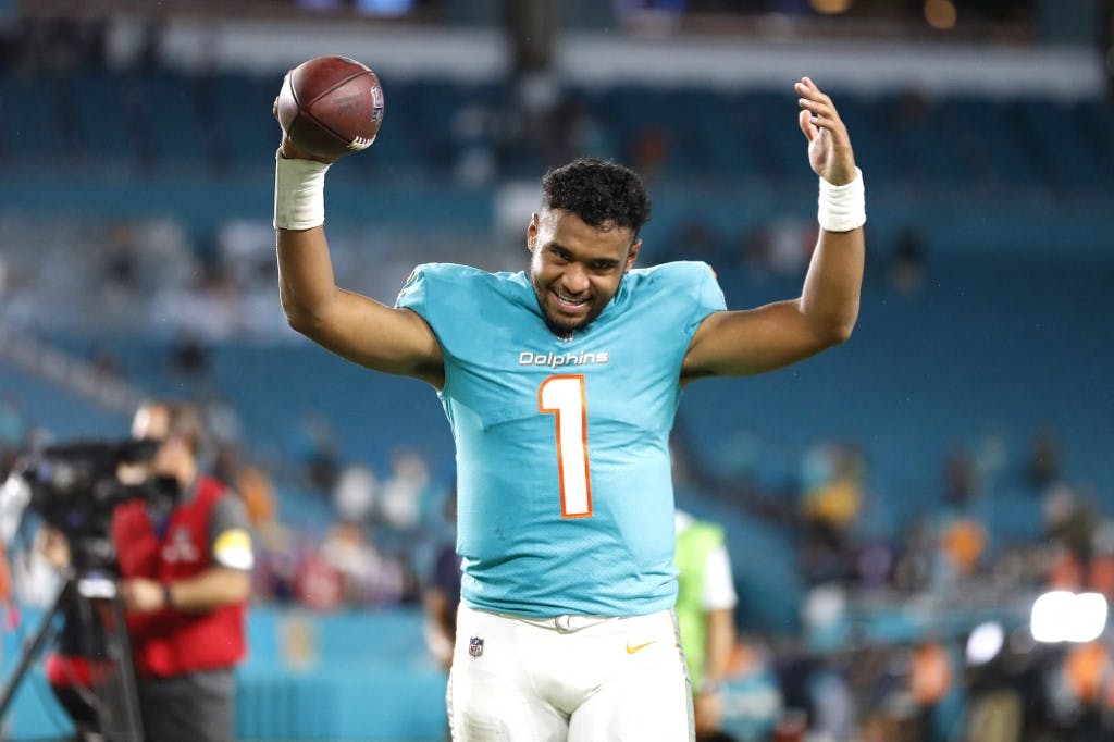 Tua Tagovailoa is featured in our Best DraftKings NFL Player Specials.