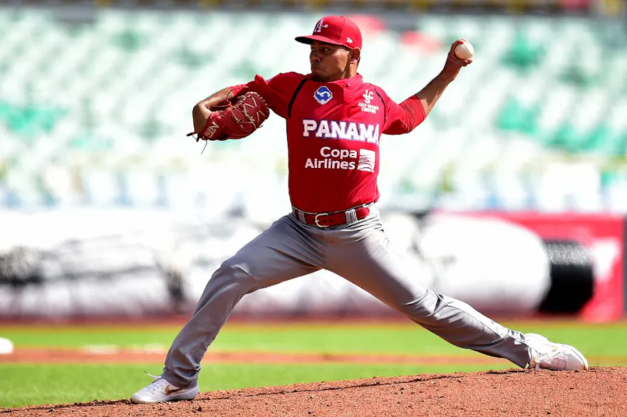 Panama's starting pitcher Andy Otero throws as we look at our WBC best bets for Thursday