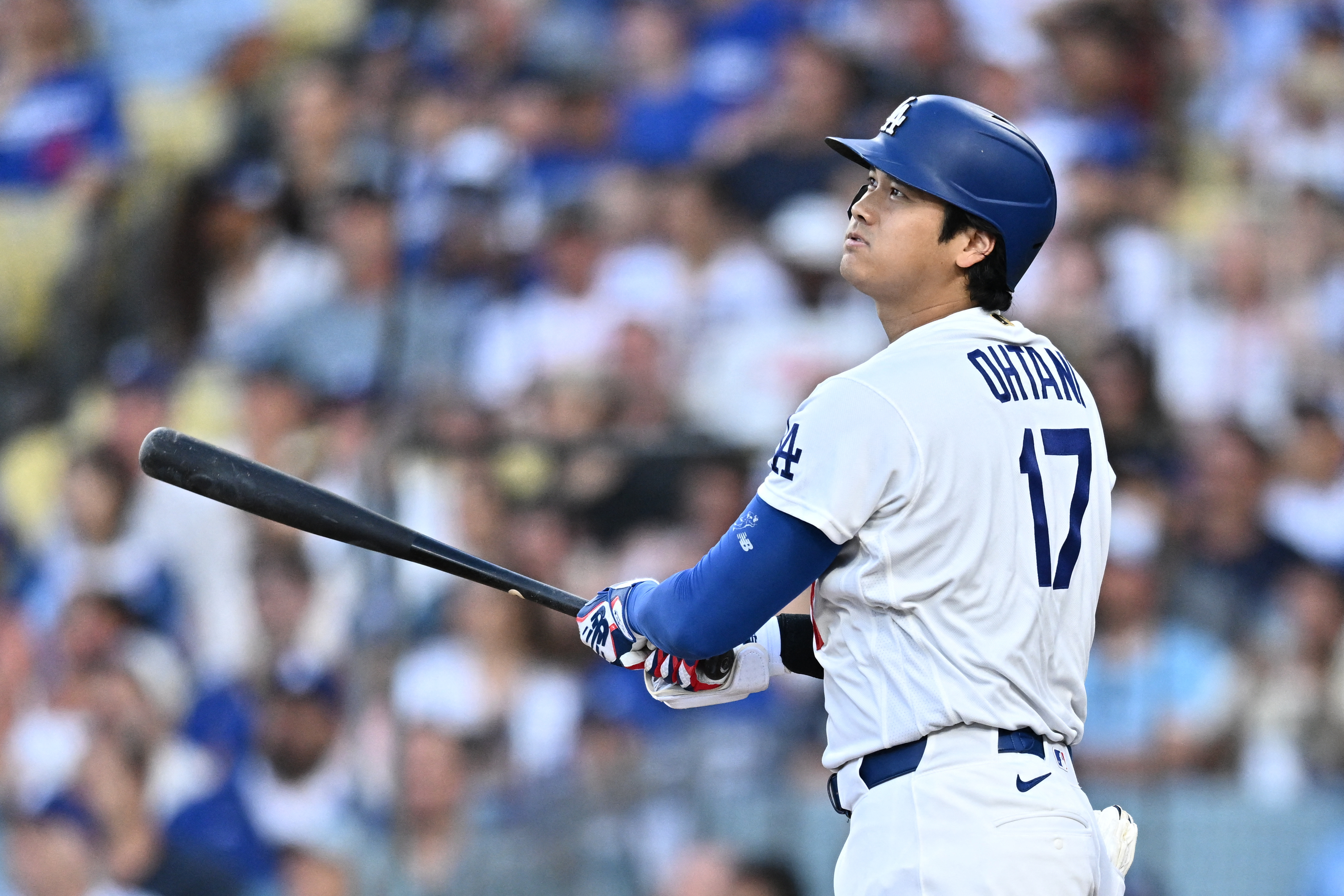 Los Angeles Dodgers two-way player Shohei Ohtani (17) homers as we break down our home run predictions today.