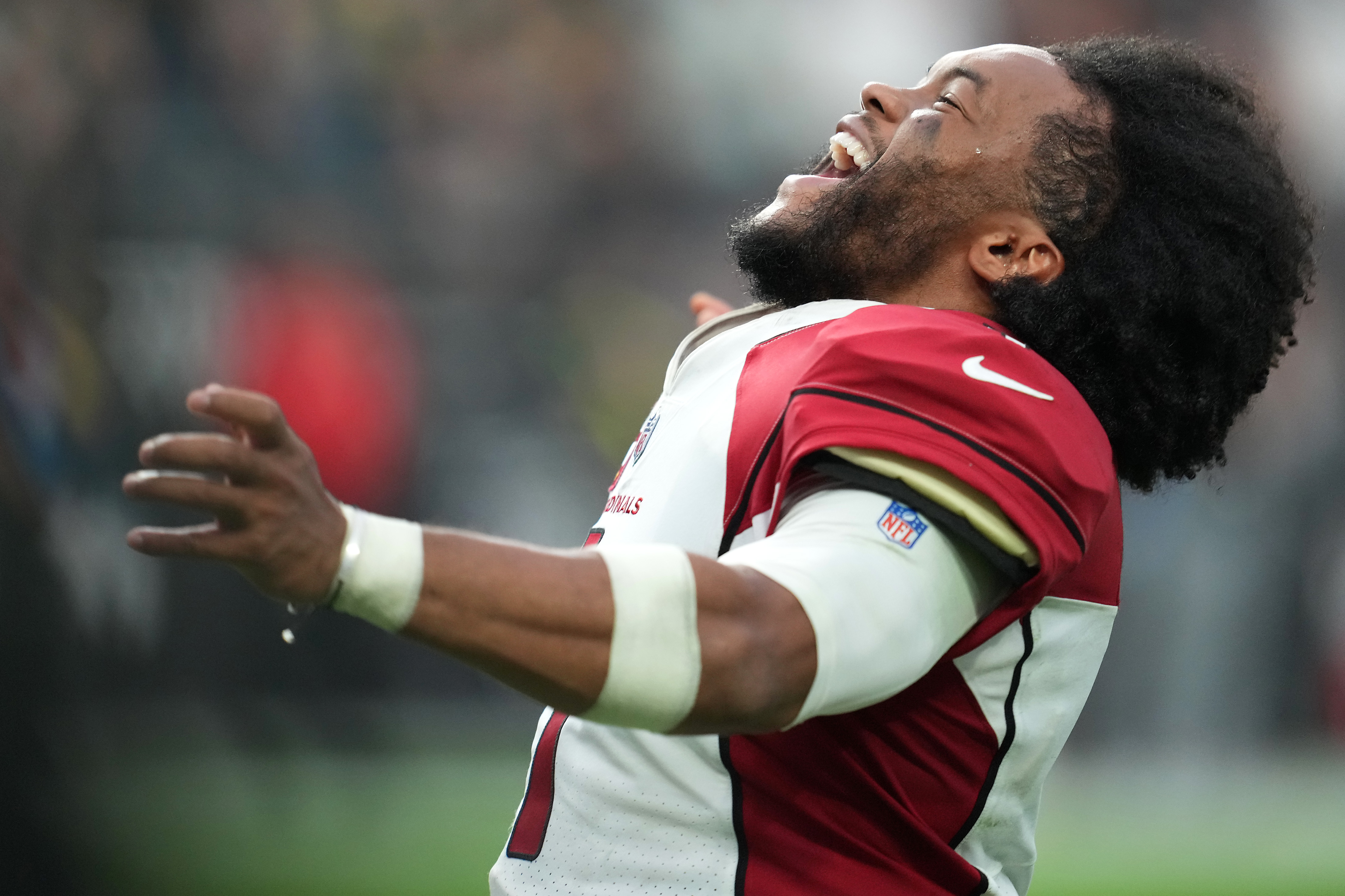 Arizona Cardinals quarterback Kyler Murray celebrates as we look at when NFL free agency starts