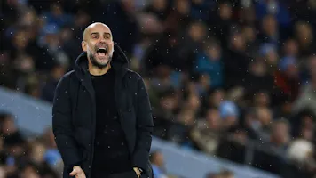 Manchester City's Spanish manager Pep Guardiola reacts during the English FA Cup Quarter Final as we make our best Manchester City vs. Arsenal bet for the March 31 encounter. 