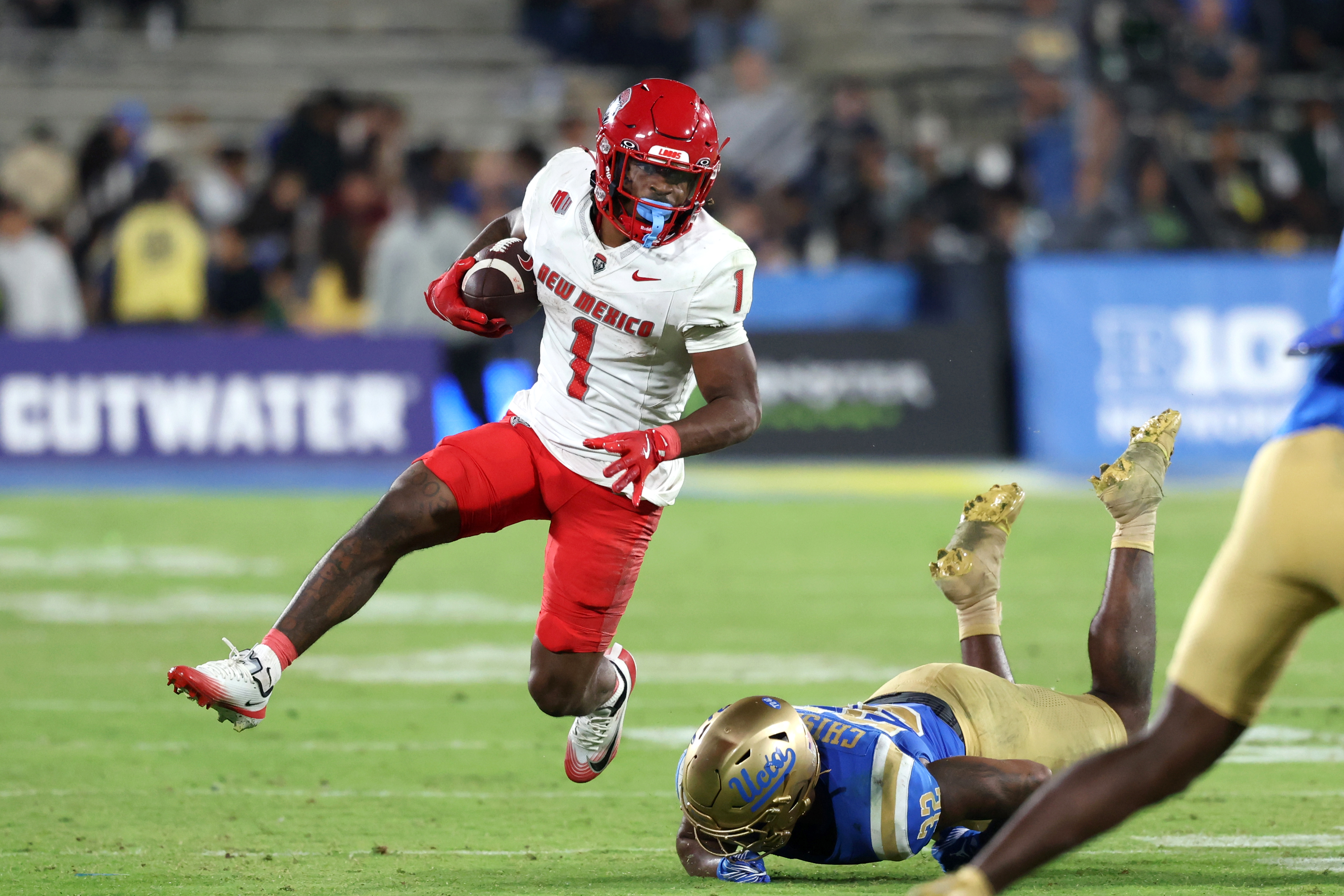 New Mexico running back Damon Bankston is the focus of our New Mexico vs. Minnesota predictions for the Rate Bowl. 