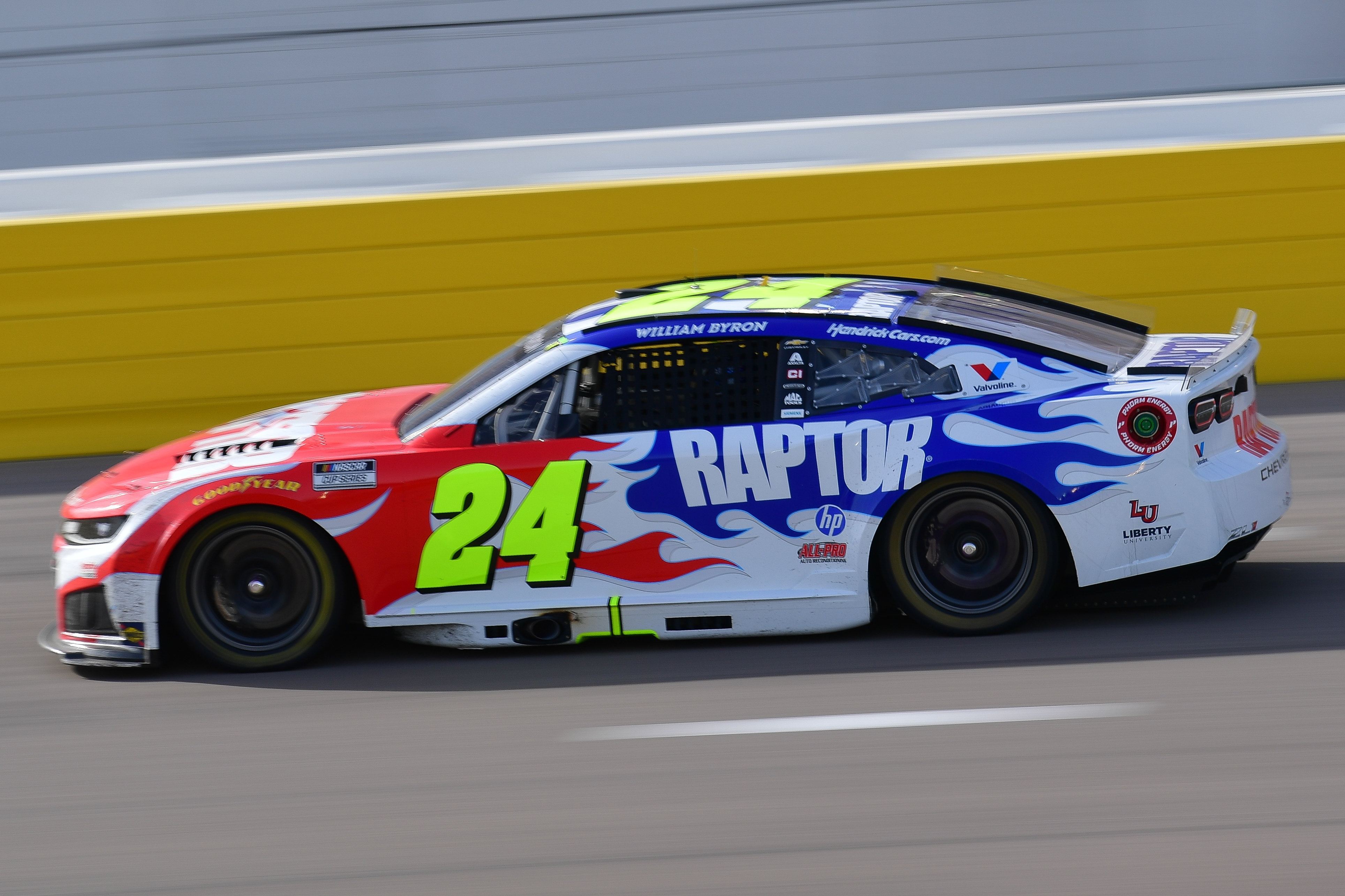 Hendrick Motorsports driver William Byron (24) as we look at our Goodyear 400 predictions