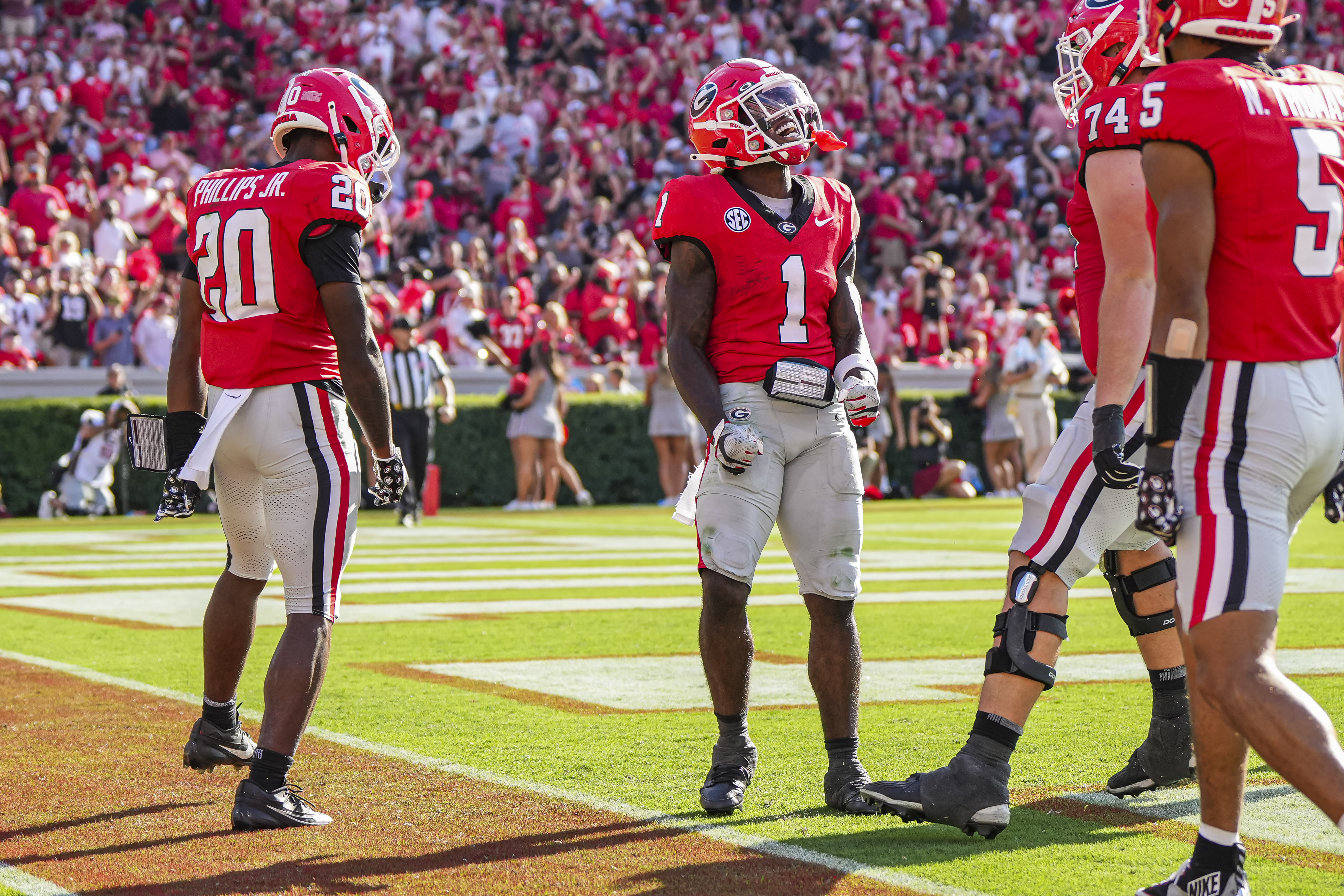 Alabama vs. Georgia Anytime Touchdown Scorer Predictions: College Football Week 5